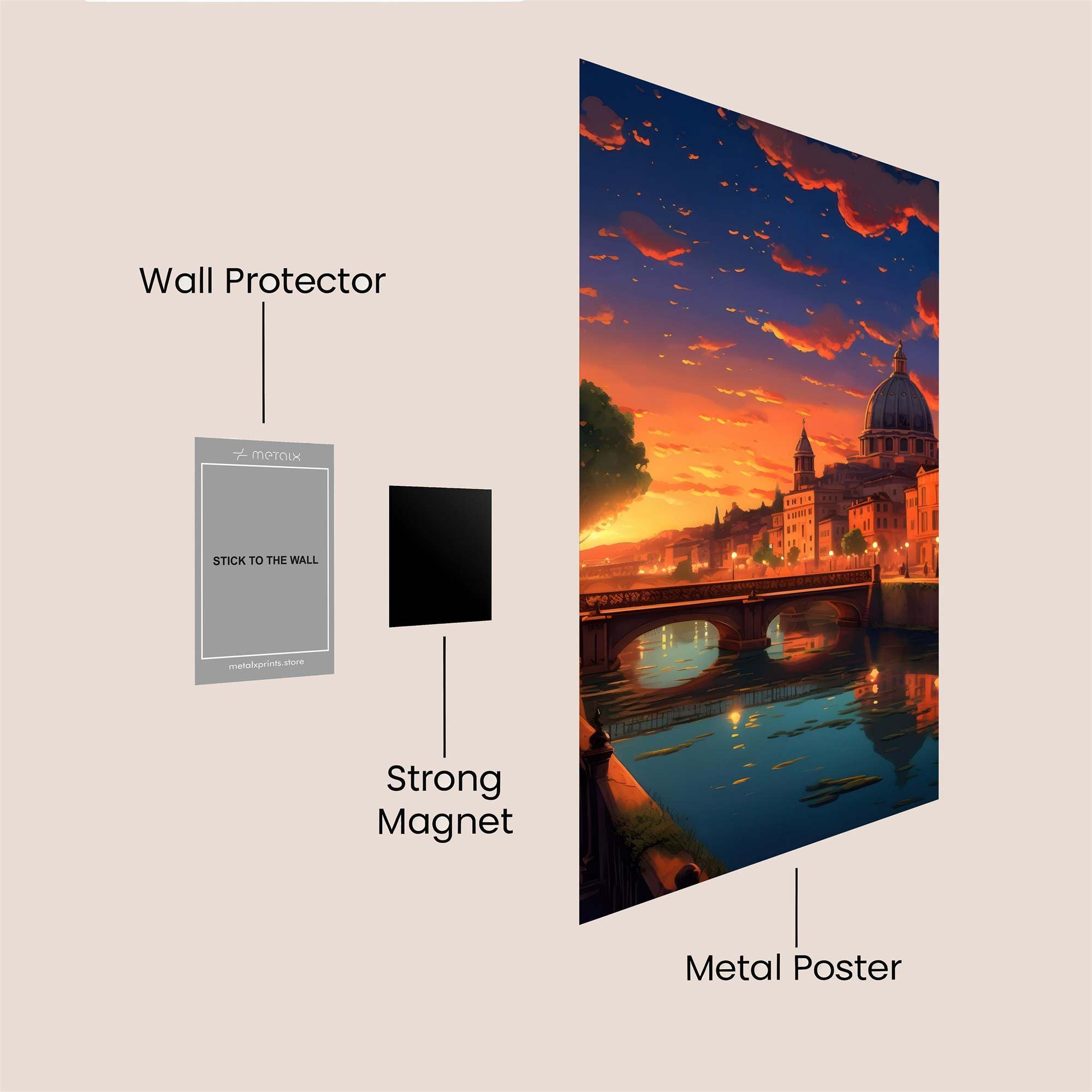 Rome Twilight Safe Wall Magnetic / M
