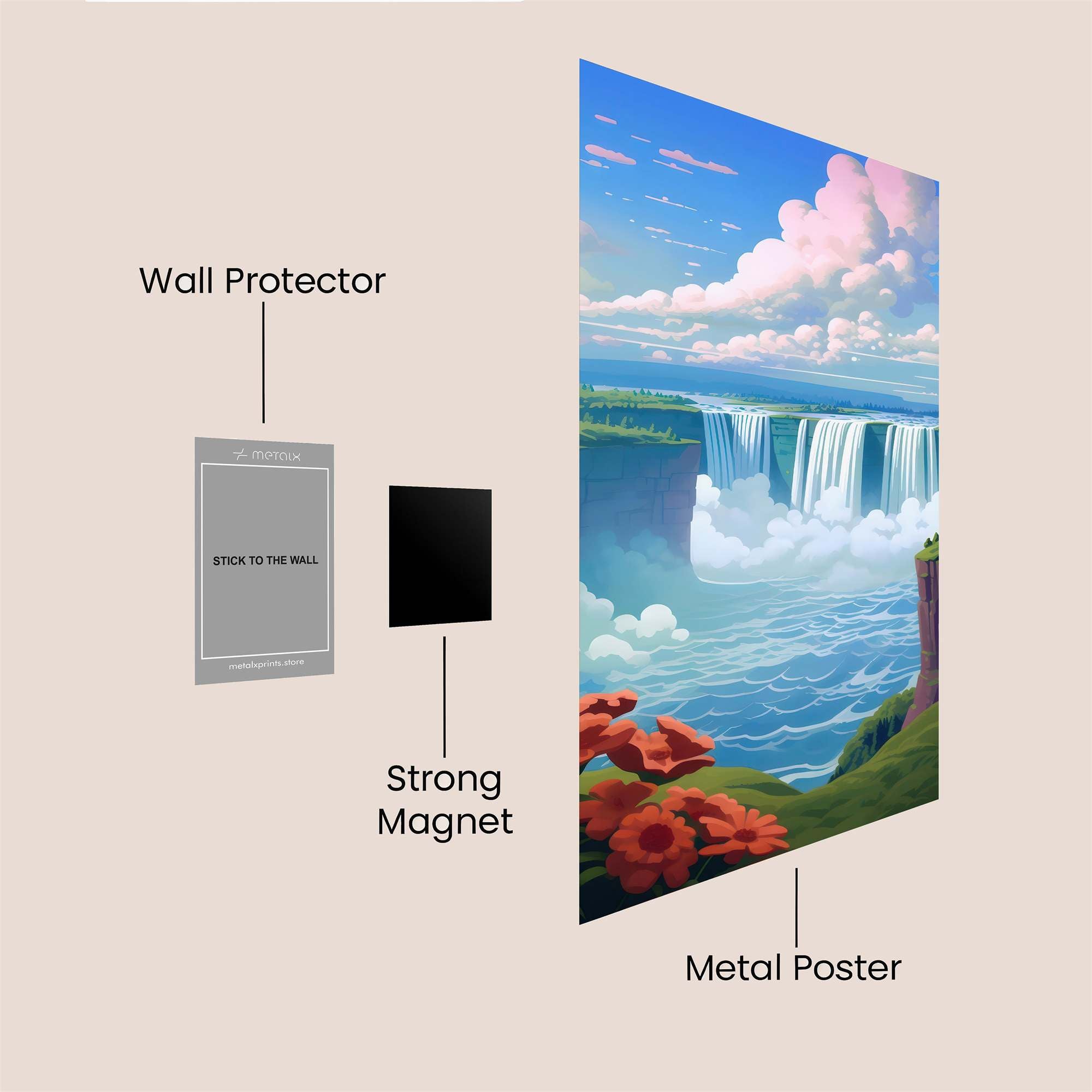 Niagara Dream Safe Wall Magnetic / M