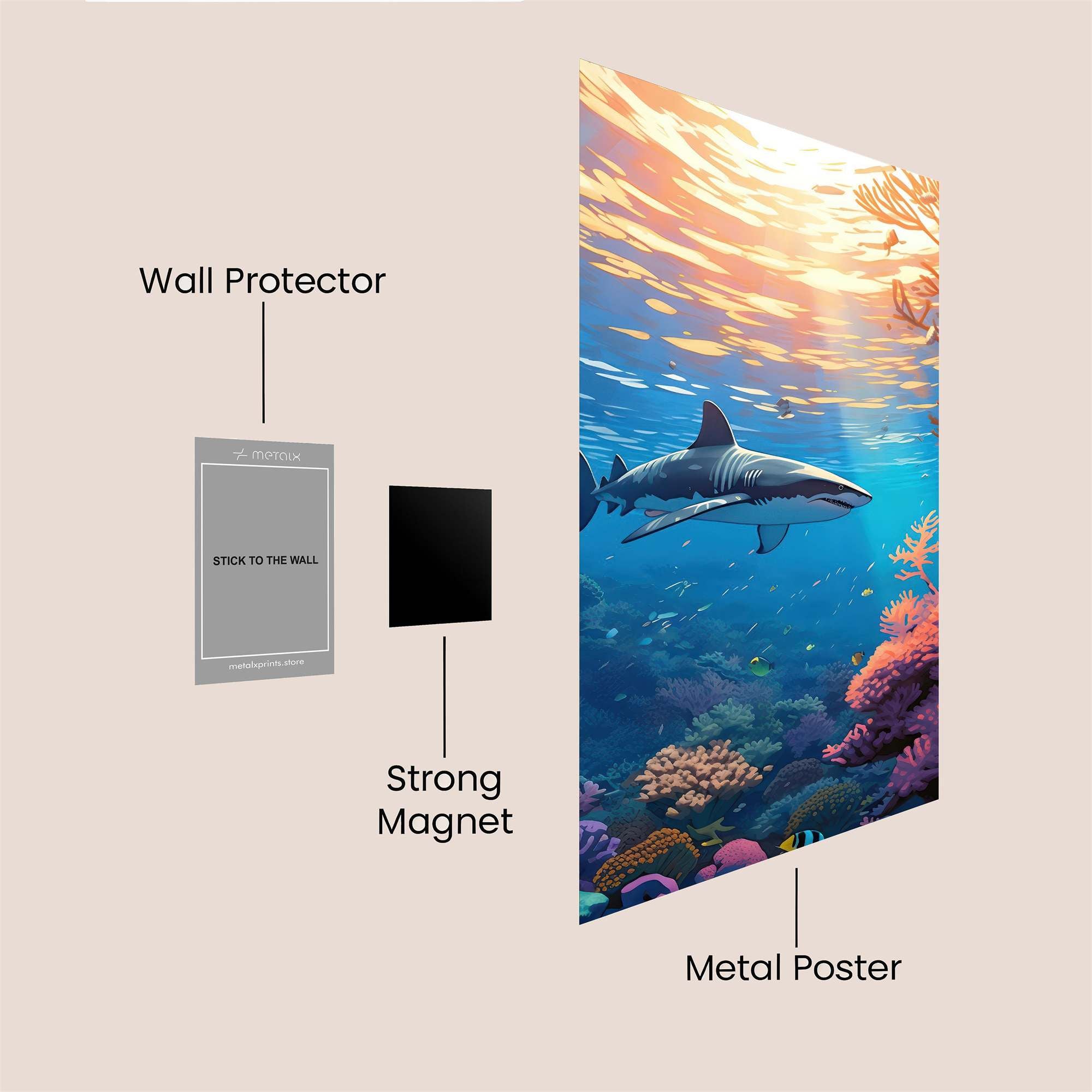 Shark Serenity Safe Wall Magnetic / M
