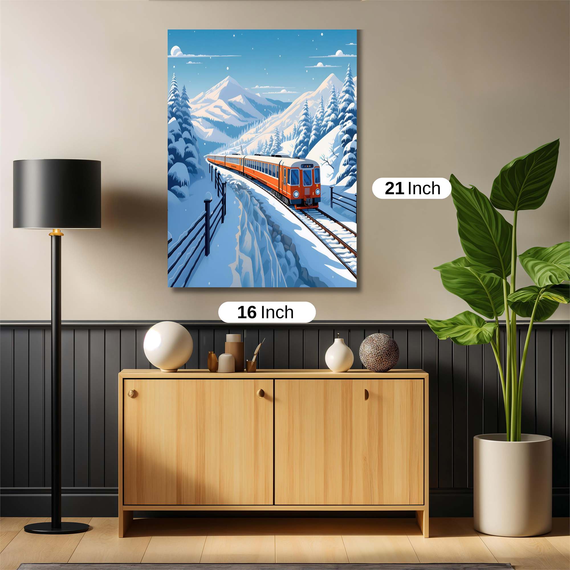 Mountain Serenity Safe Wall Magnetic / M