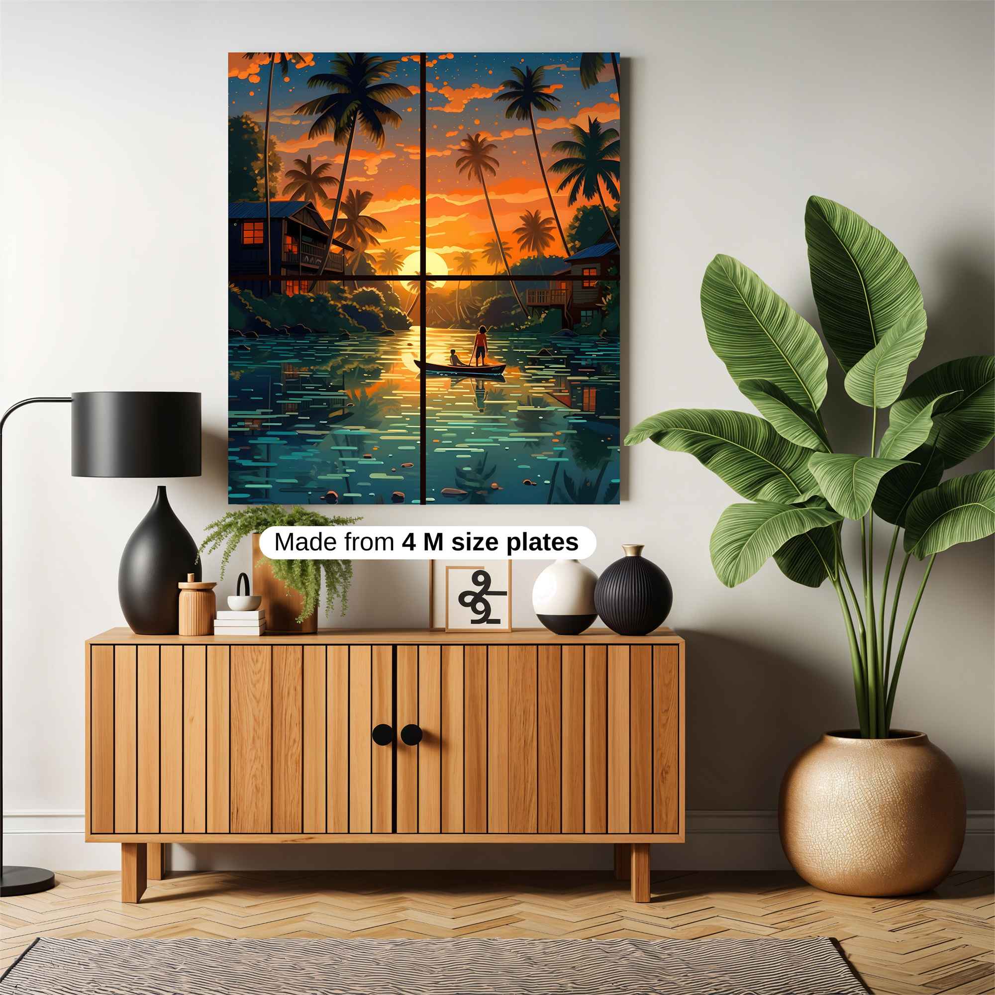 Sunset Serenity Safe Wall Magnetic / M