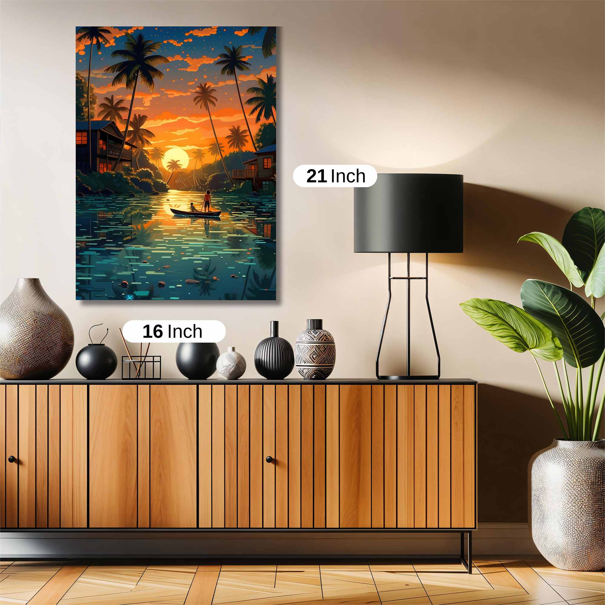 Sunset Serenity Safe Wall Magnetic / M
