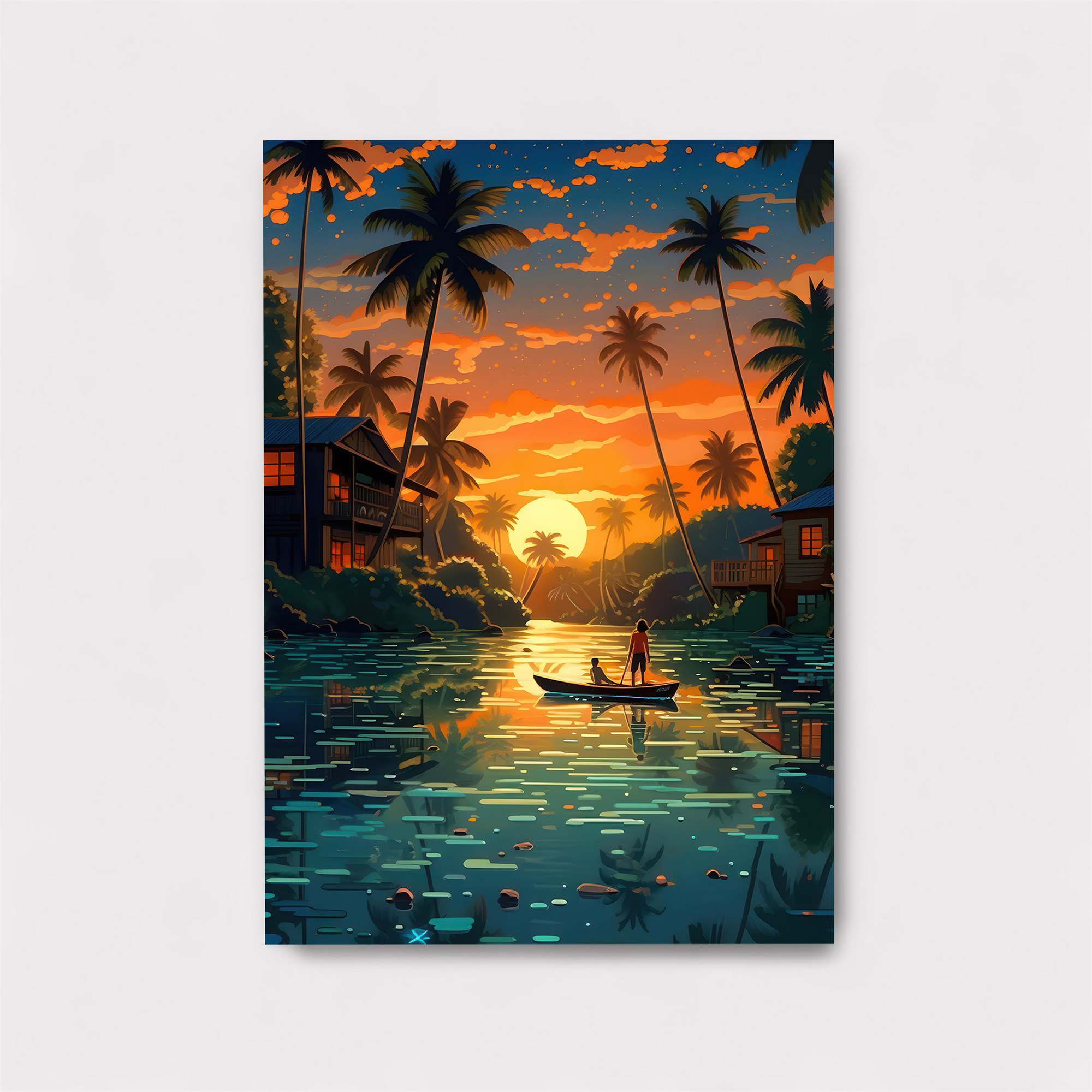 Sunset Serenity Safe Wall Magnetic / M
