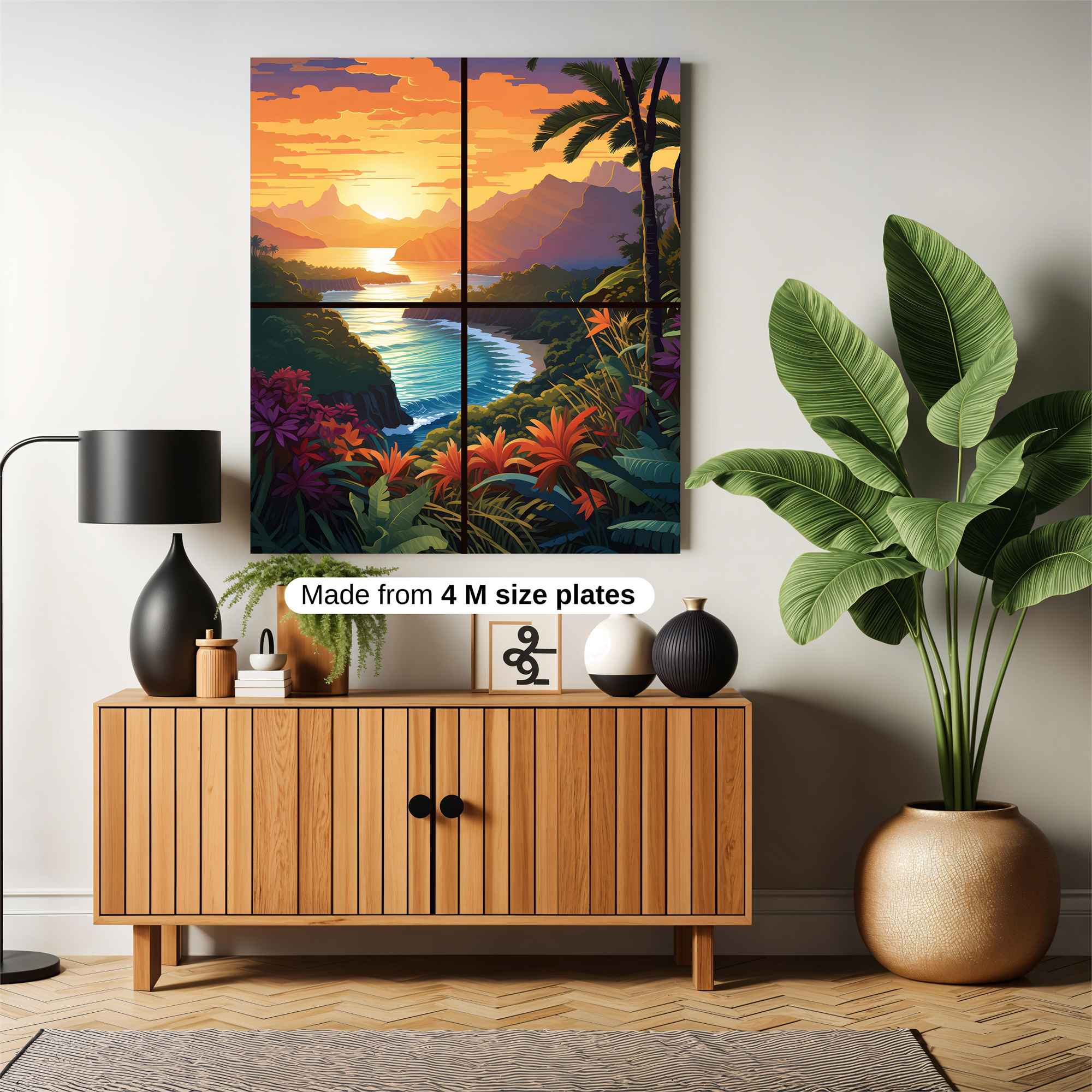 Sunset Serenity Safe Wall Magnetic / M