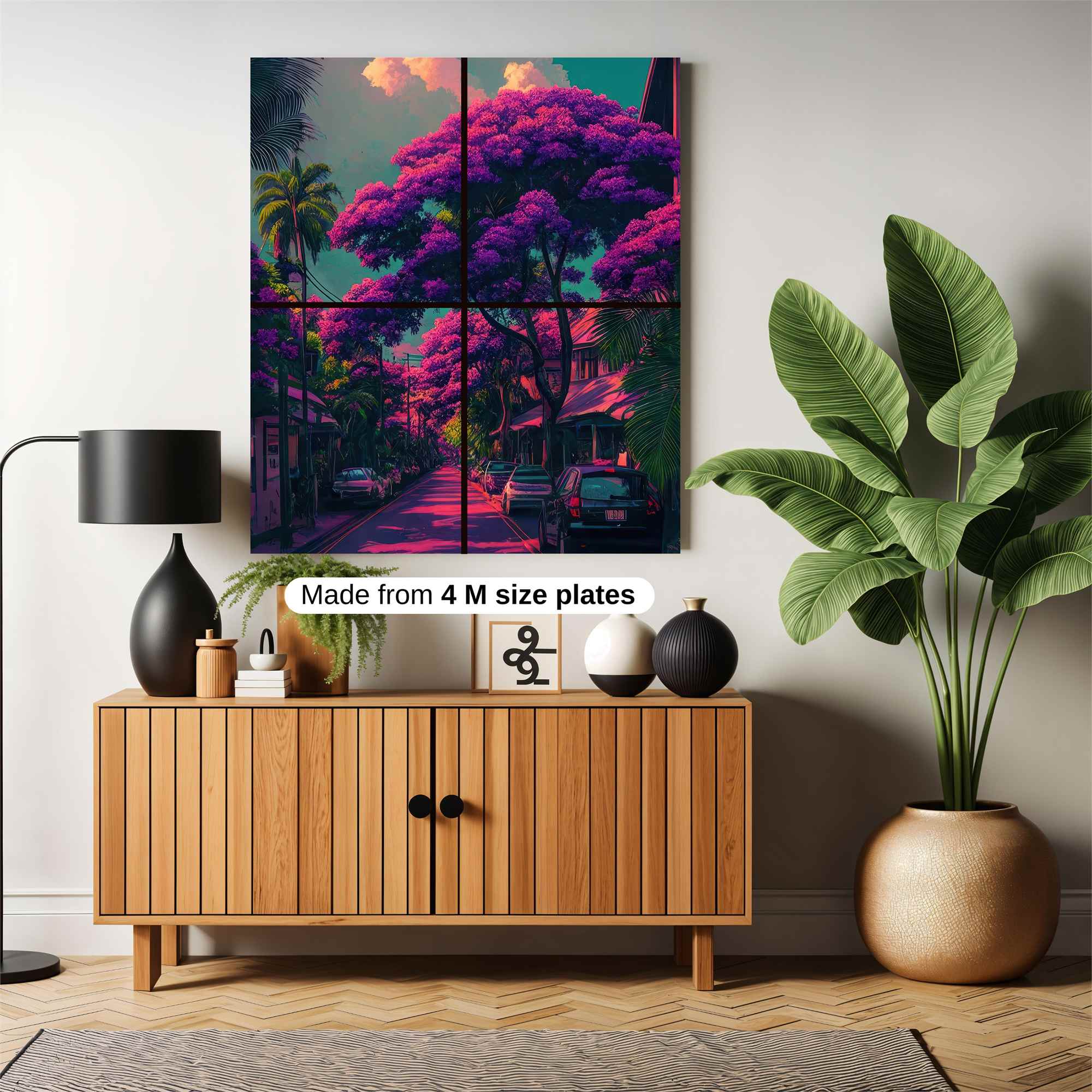 Jacaranda Dream Safe Wall Magnetic / M