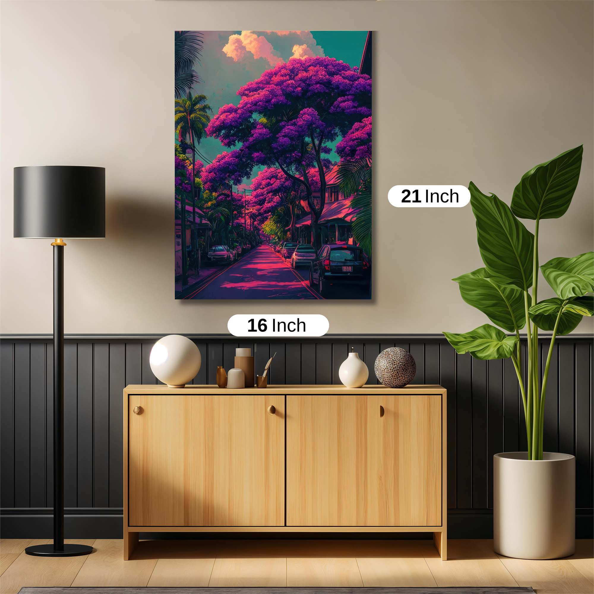 Jacaranda Dream Safe Wall Magnetic / M