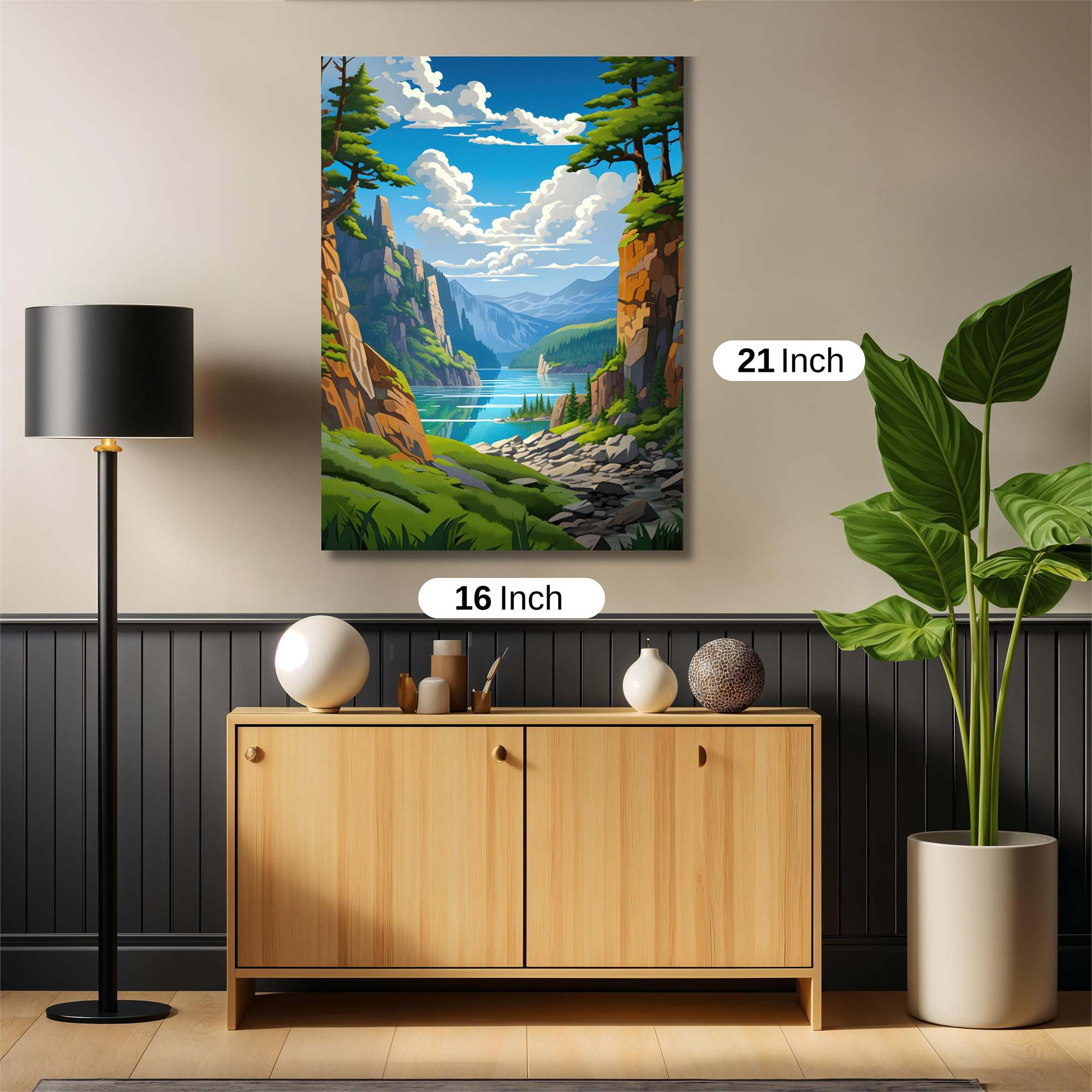 Canyon Serenity Safe Wall Magnetic / M