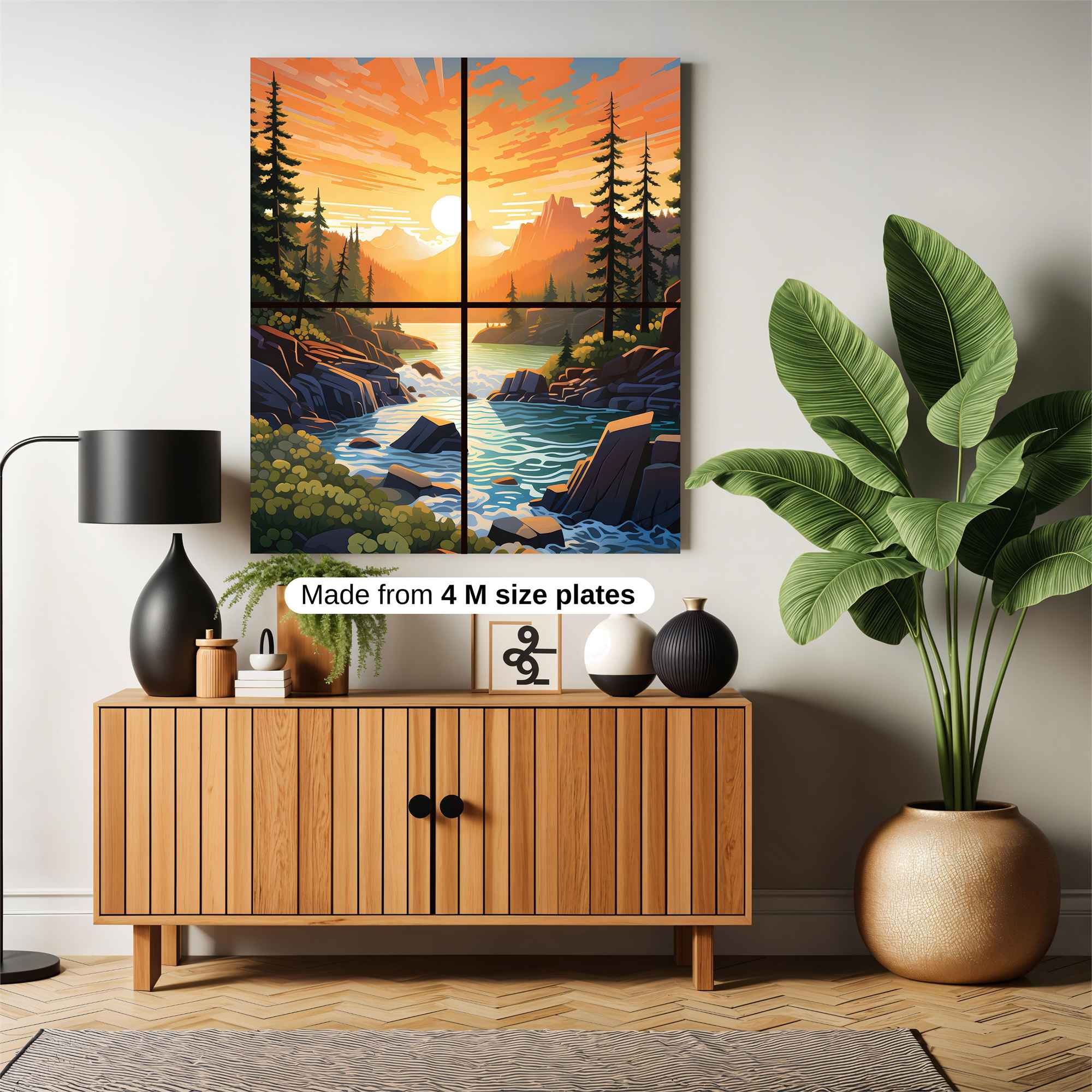 Sunrise Serenity Safe Wall Magnetic / M