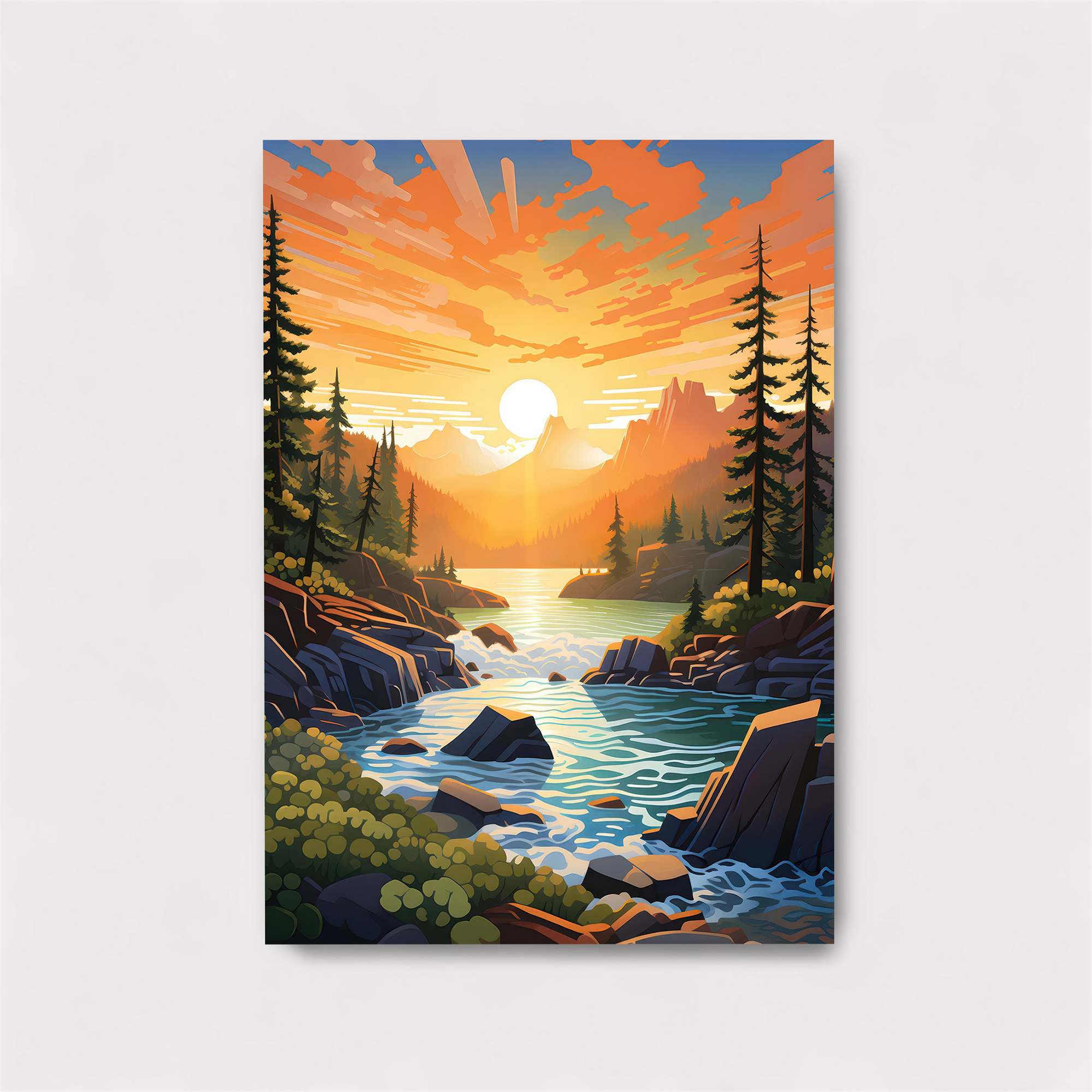 Sunrise Serenity Safe Wall Magnetic / M