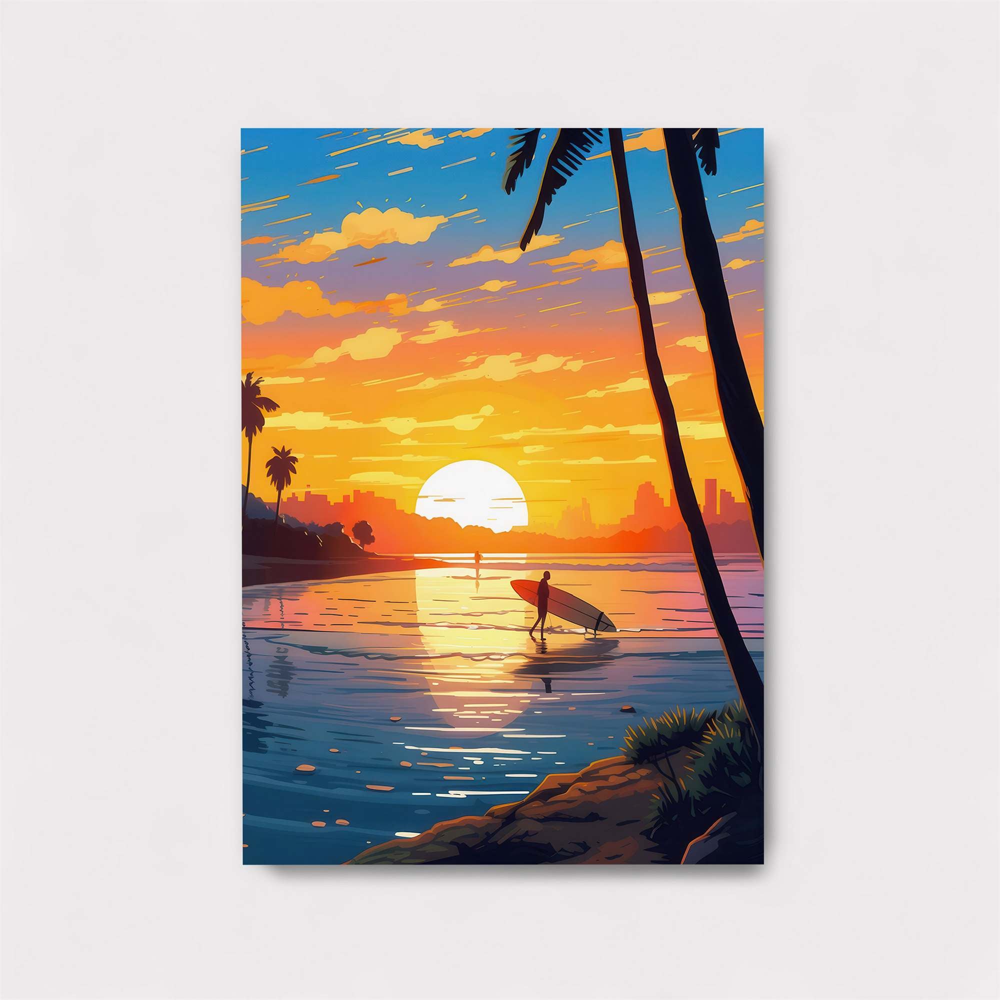 Sunset Serenity Safe Wall Magnetic / M