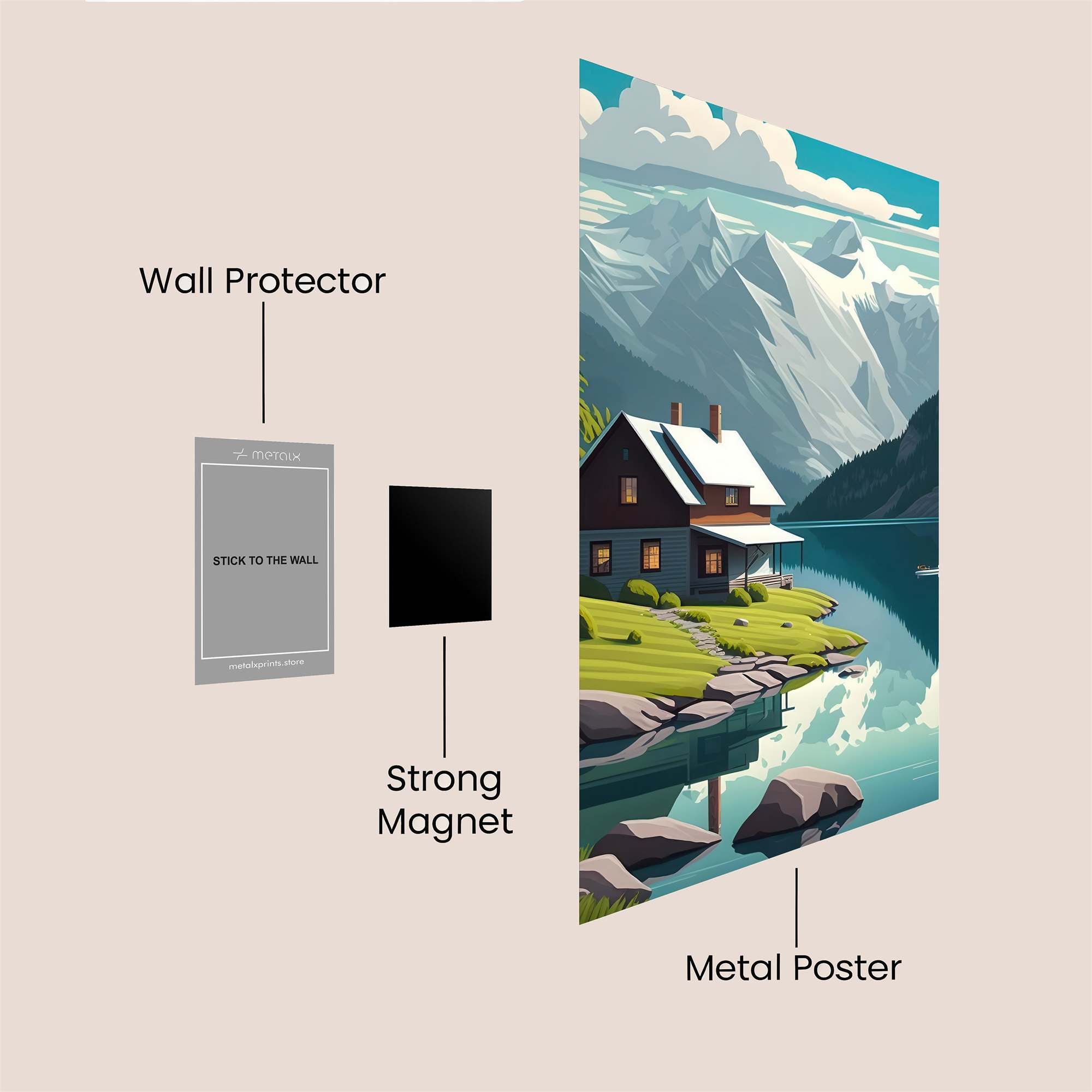 Alpine Serenity Safe Wall Magnetic / M