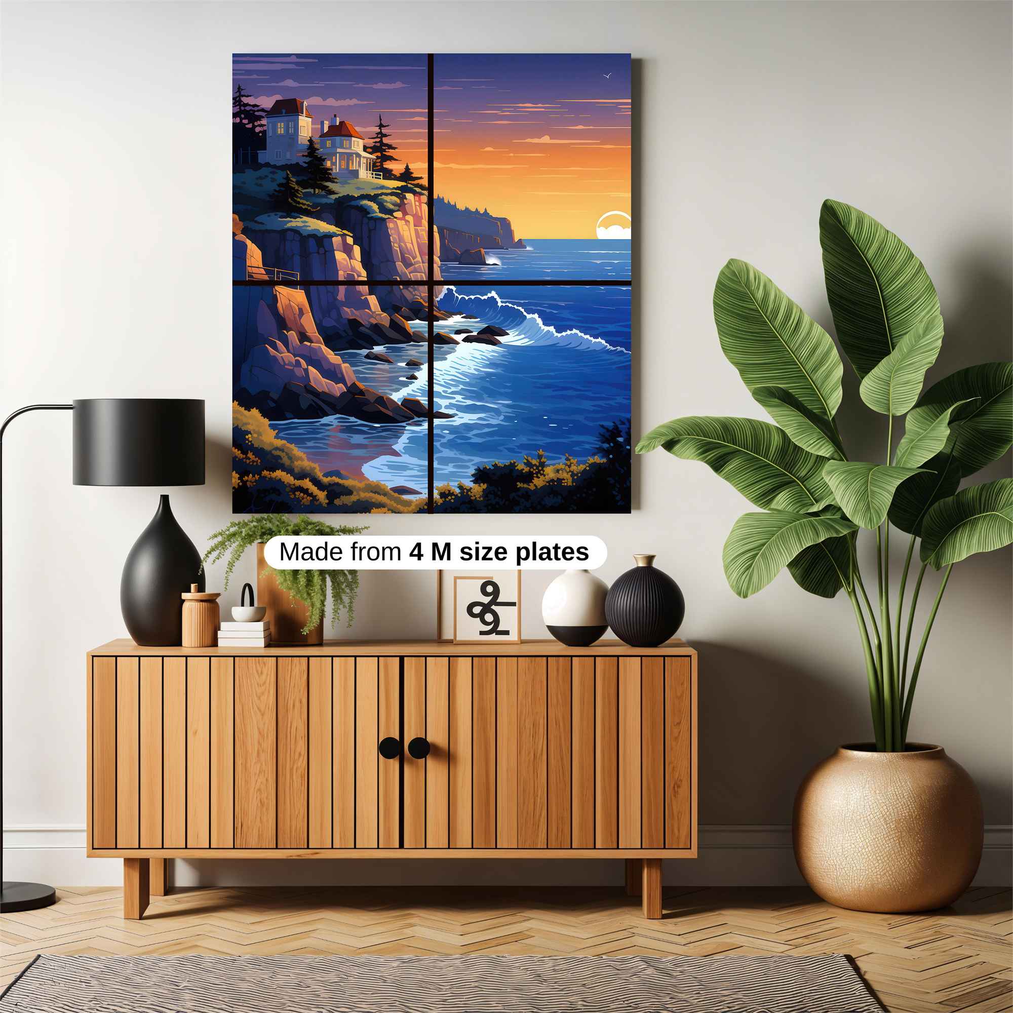 Sunset Serenity Safe Wall Magnetic / M