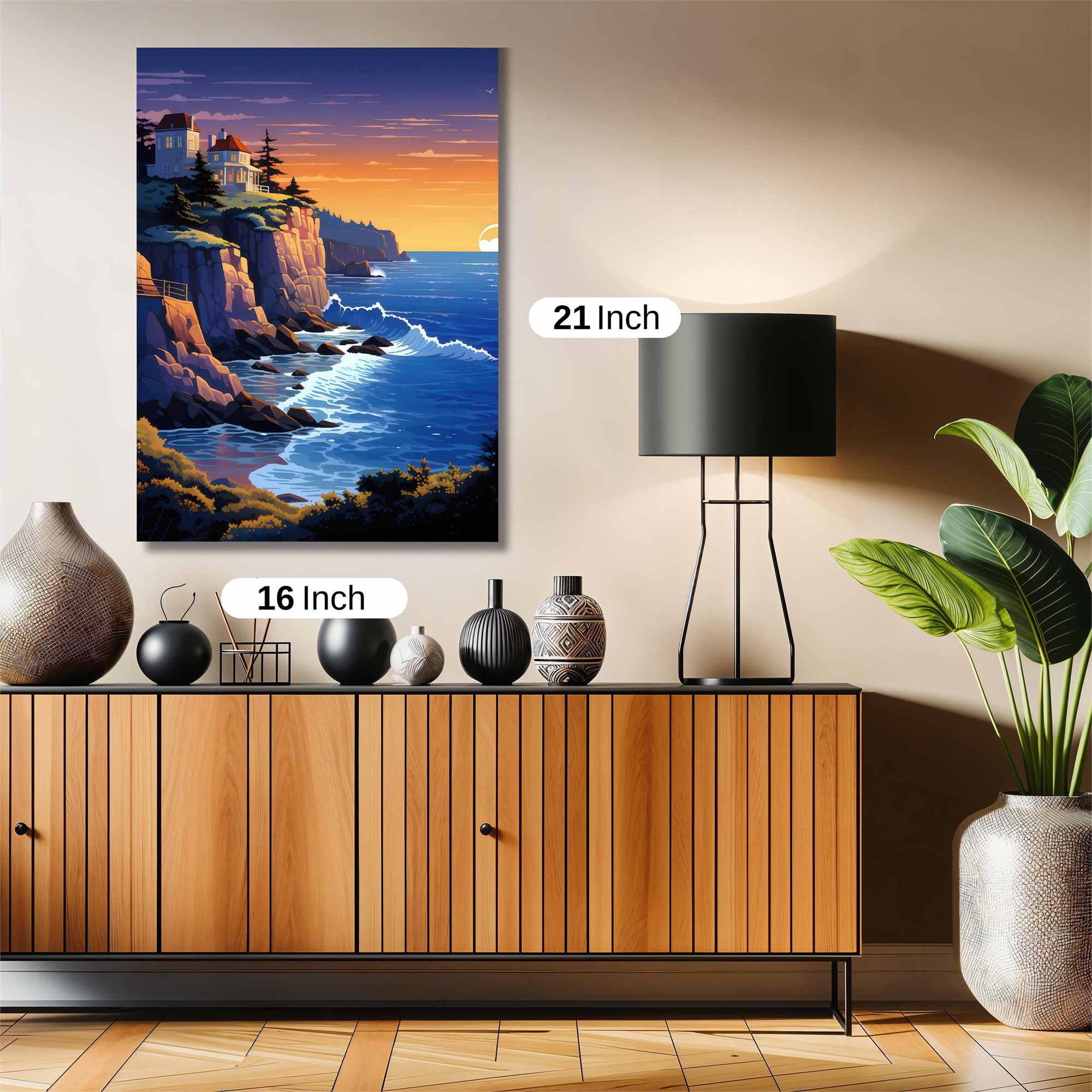 Sunset Serenity Safe Wall Magnetic / M