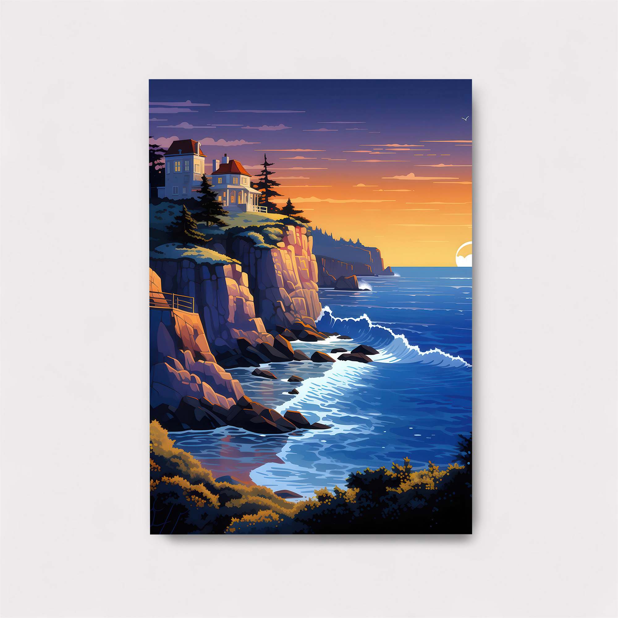 Sunset Serenity Safe Wall Magnetic / M