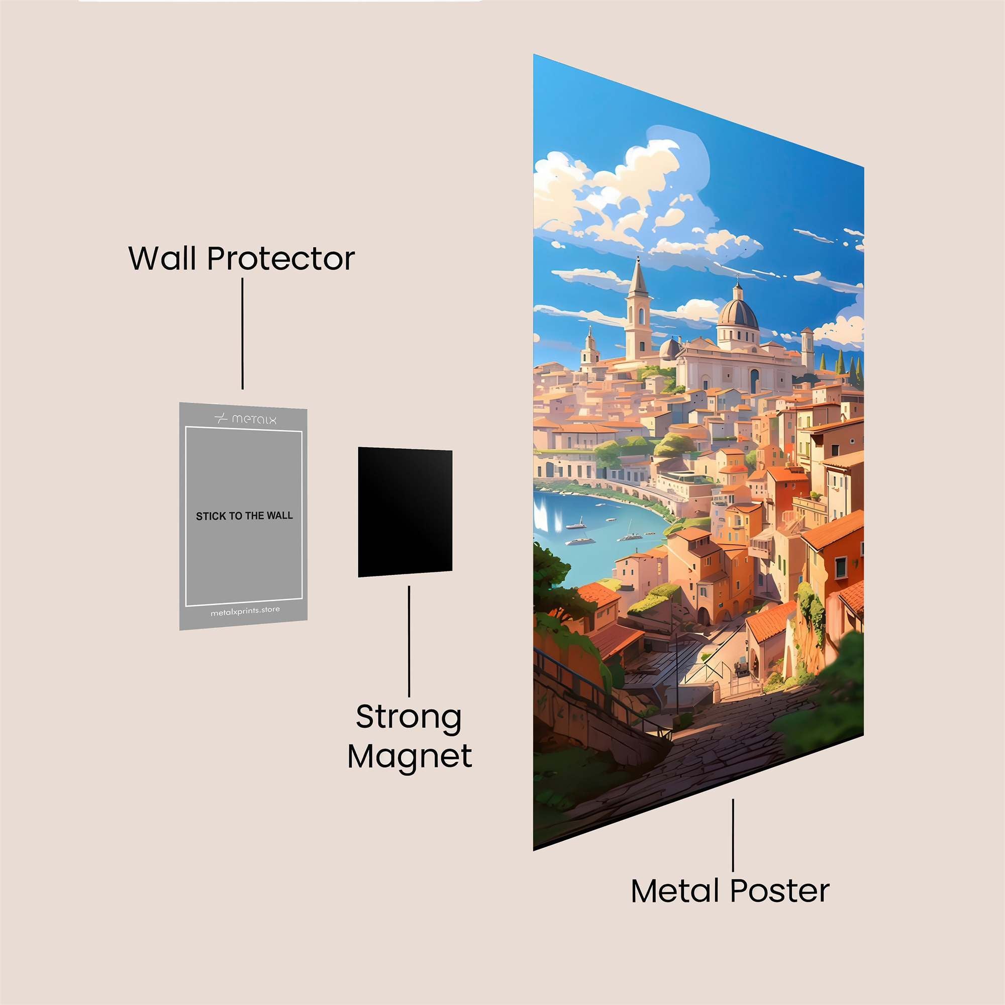 Siena Serenity Safe Wall Magnetic / M