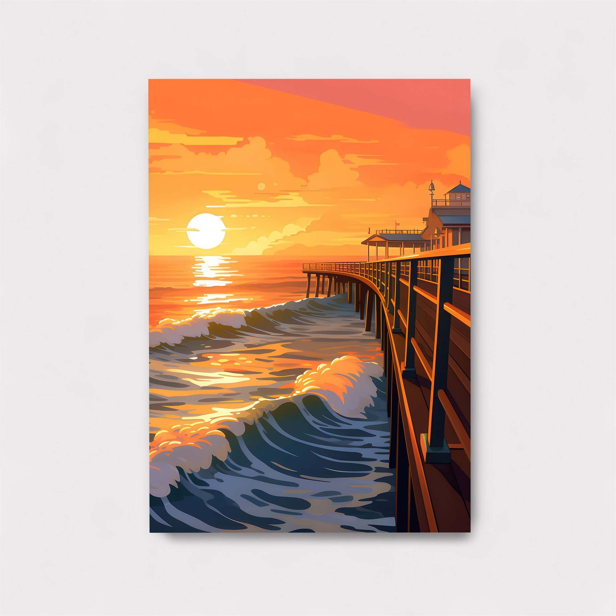 Sunset Serenity Safe Wall Magnetic / M