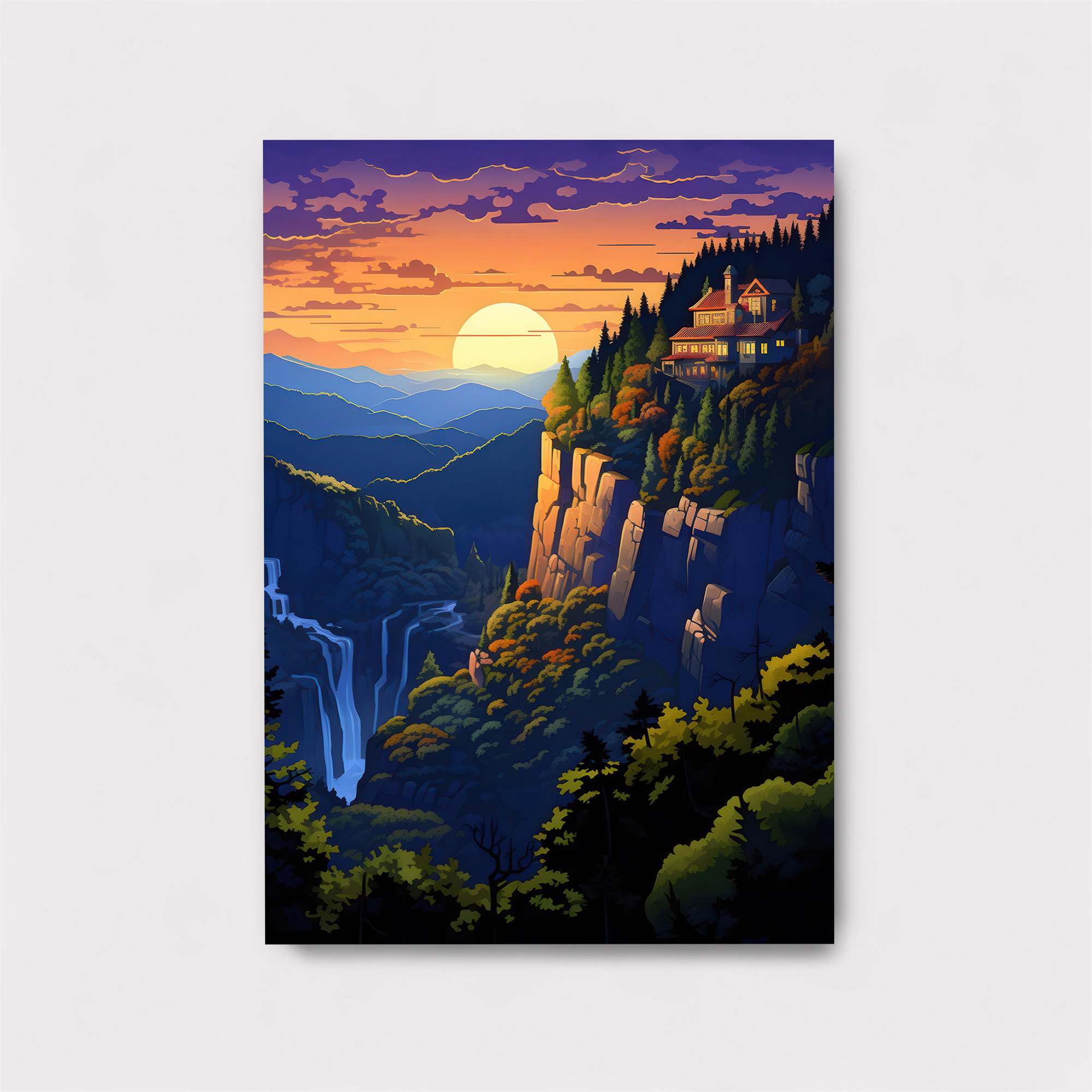 Sunset Serenity Safe Wall Magnetic / M