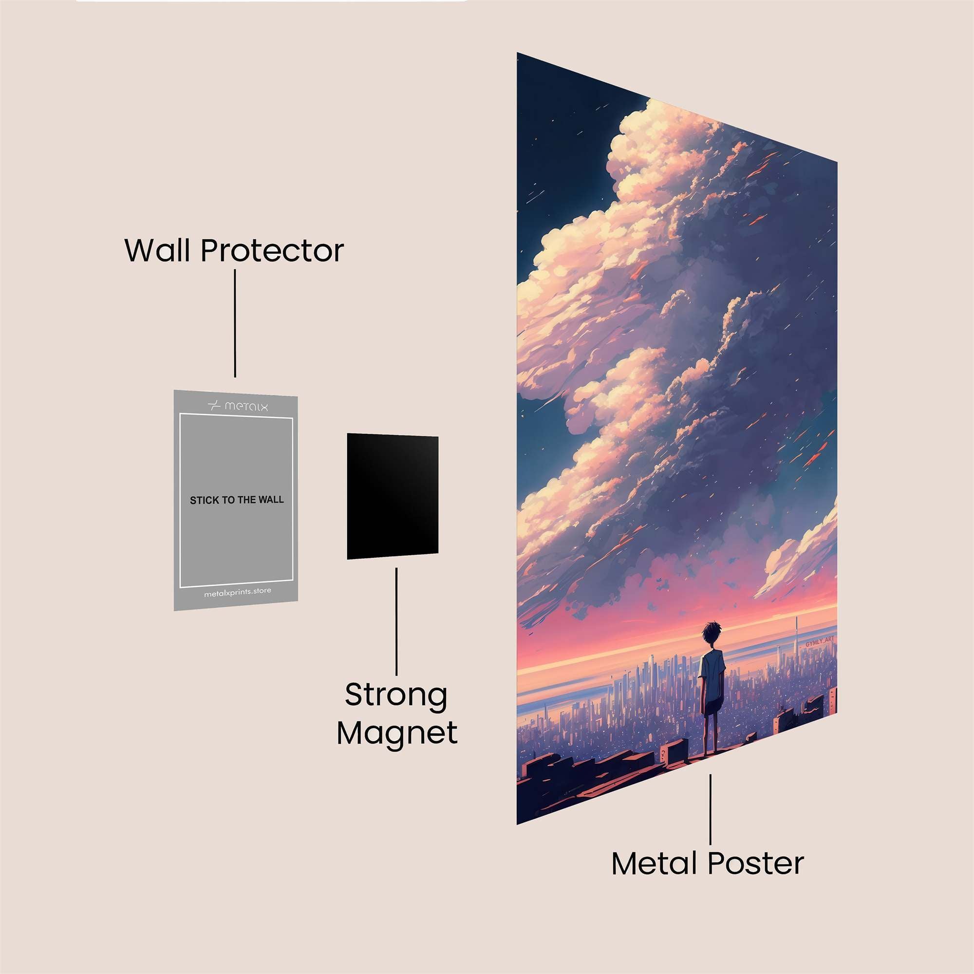 Skyward Wonder Safe Wall Magnetic / M