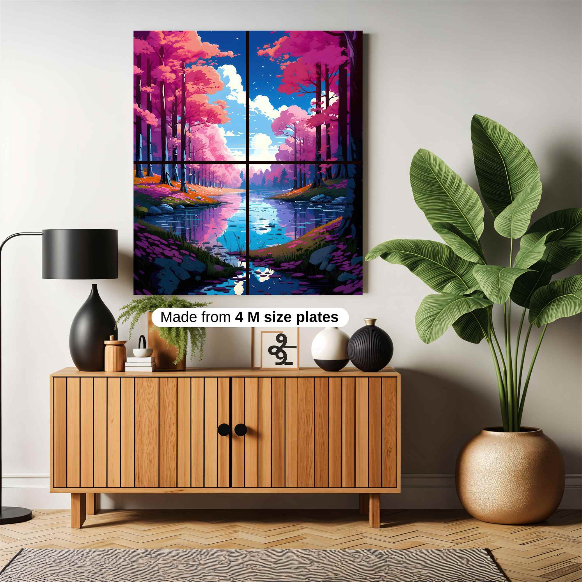 Pink Serenity Safe Wall Magnetic / M