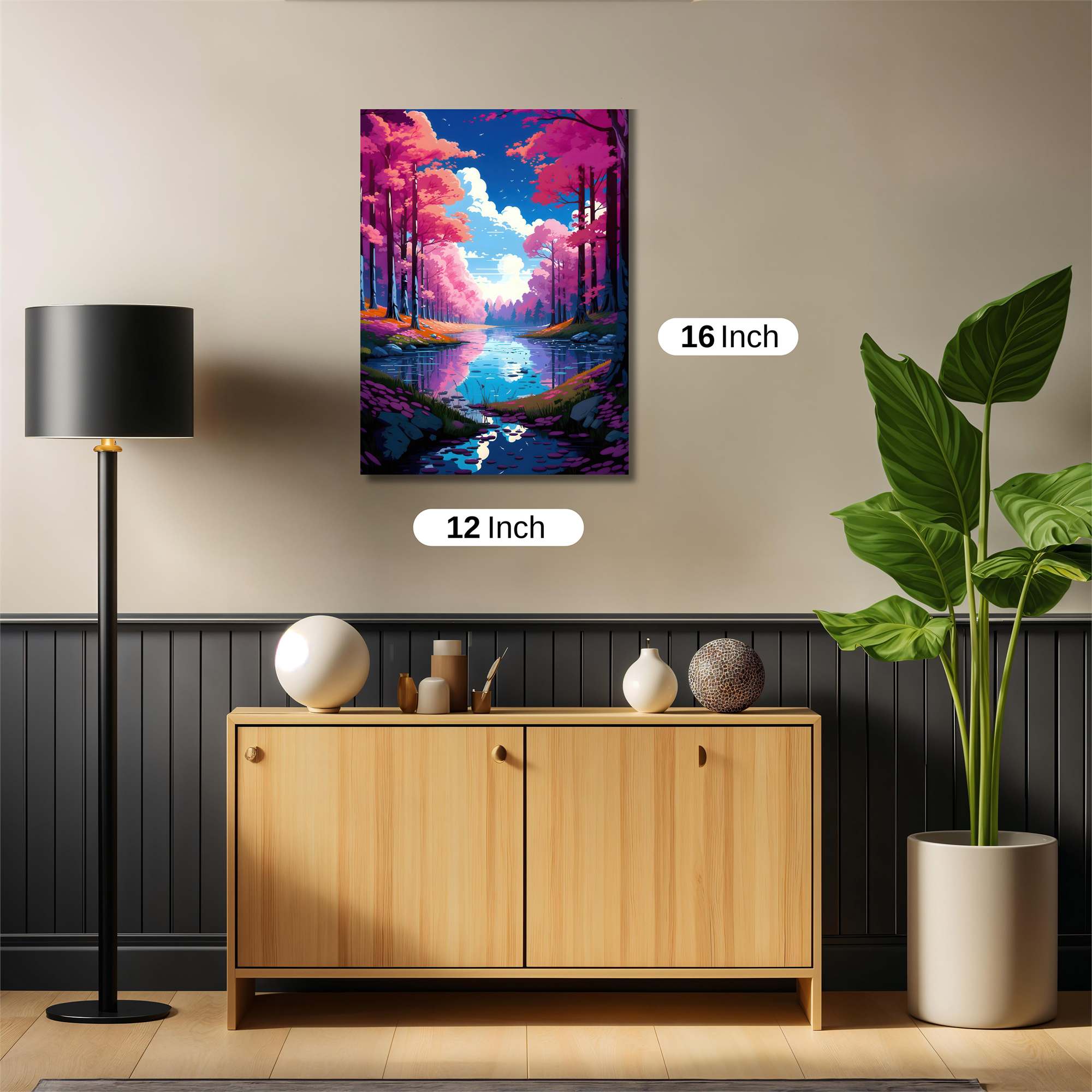 Pink Serenity Safe Wall Magnetic / M