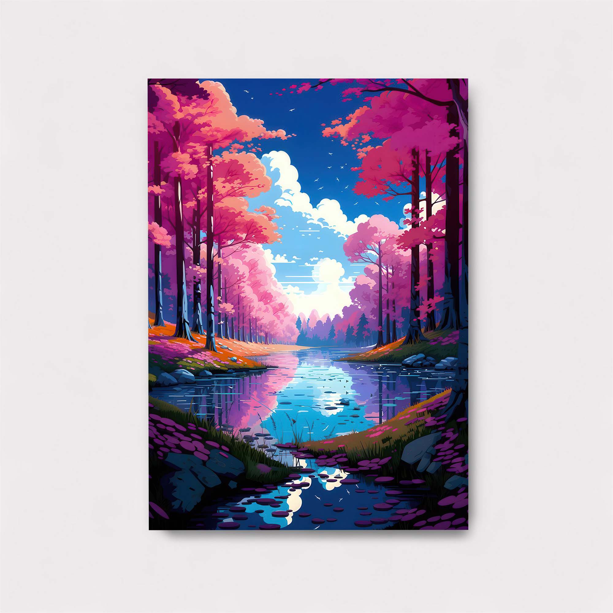 Pink Serenity Safe Wall Magnetic / M