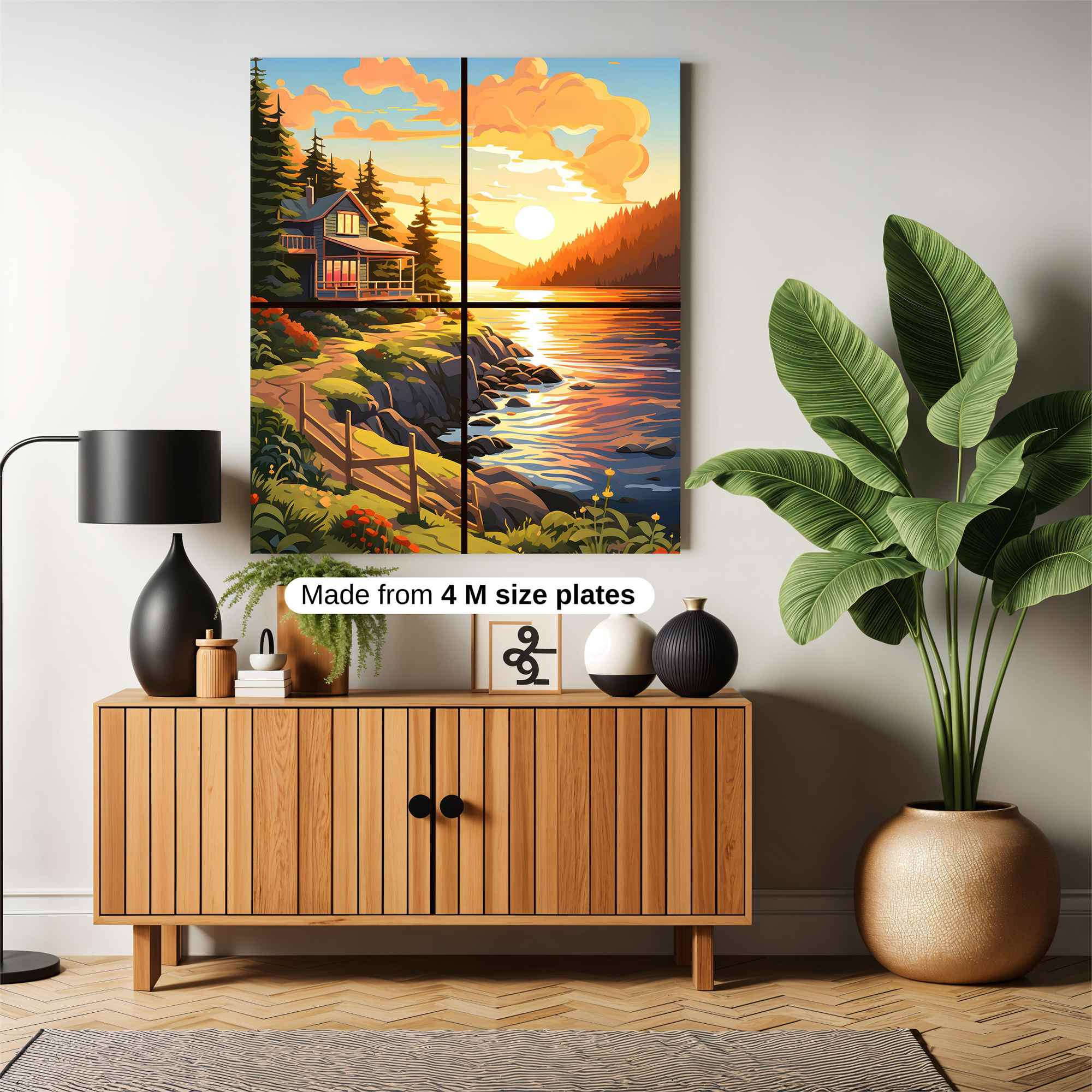 Cabin Serenity Safe Wall Magnetic / M