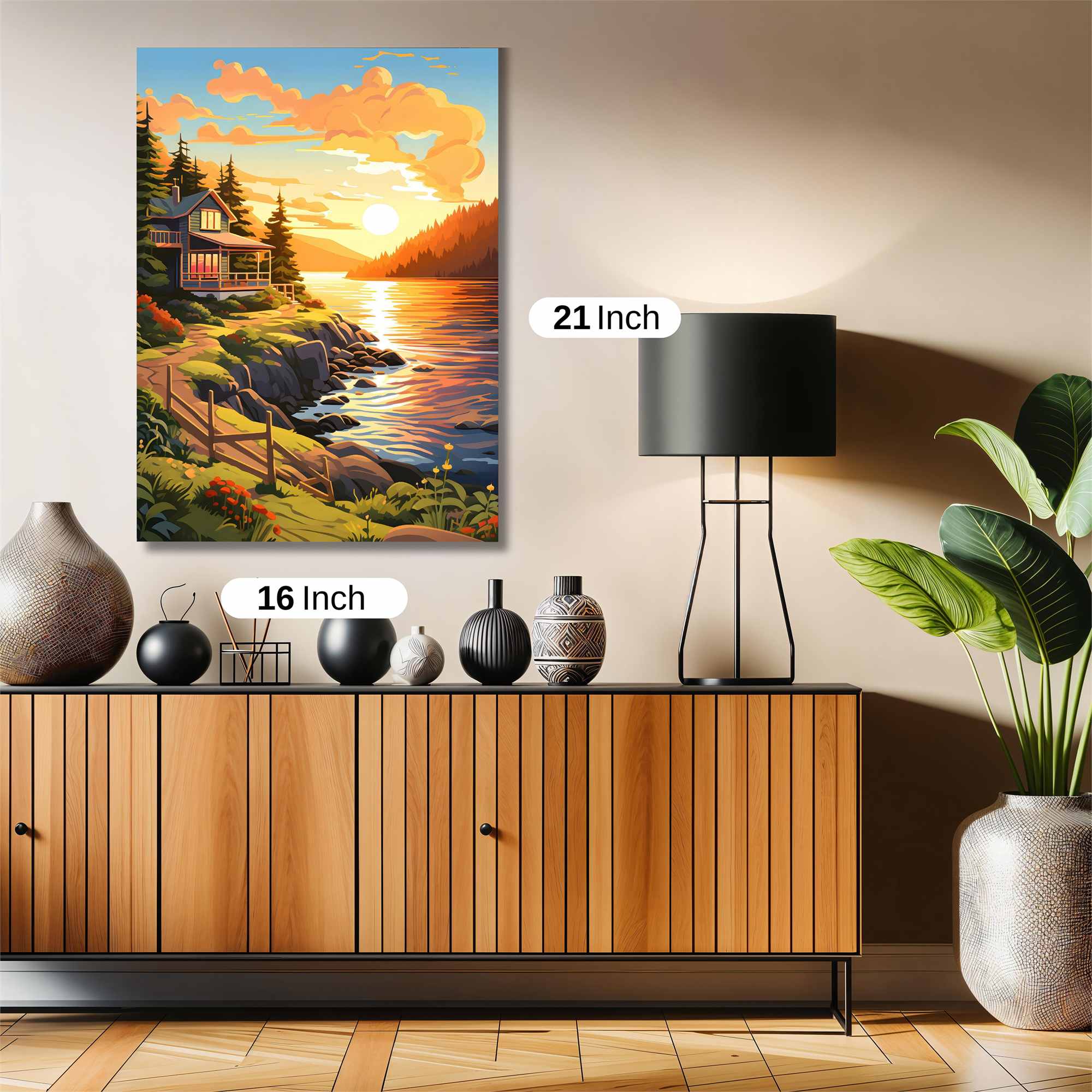 Cabin Serenity Safe Wall Magnetic / M