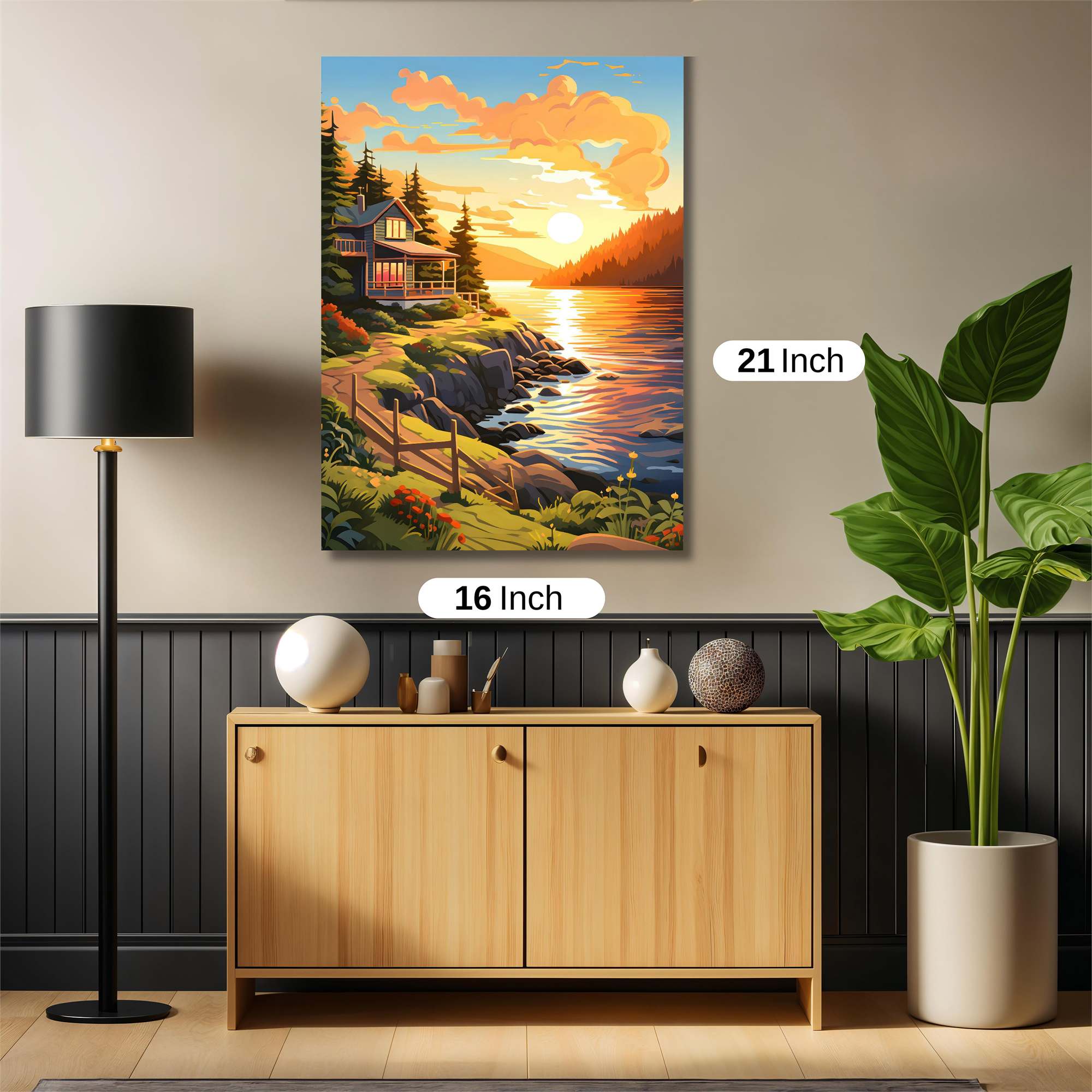 Cabin Serenity Safe Wall Magnetic / M