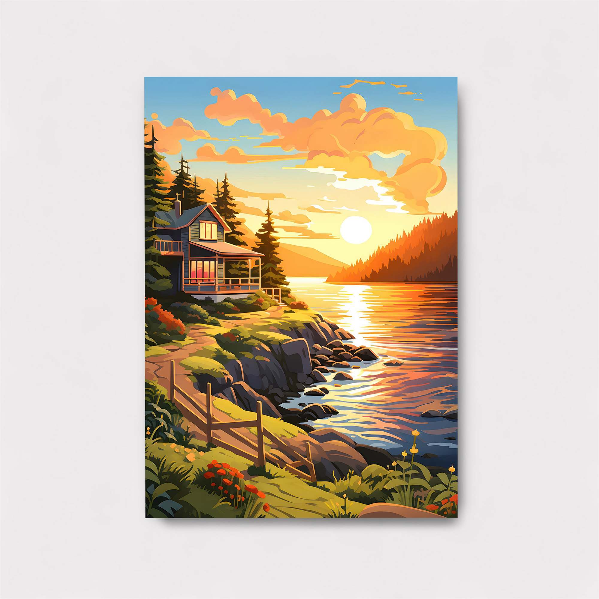 Cabin Serenity Safe Wall Magnetic / M