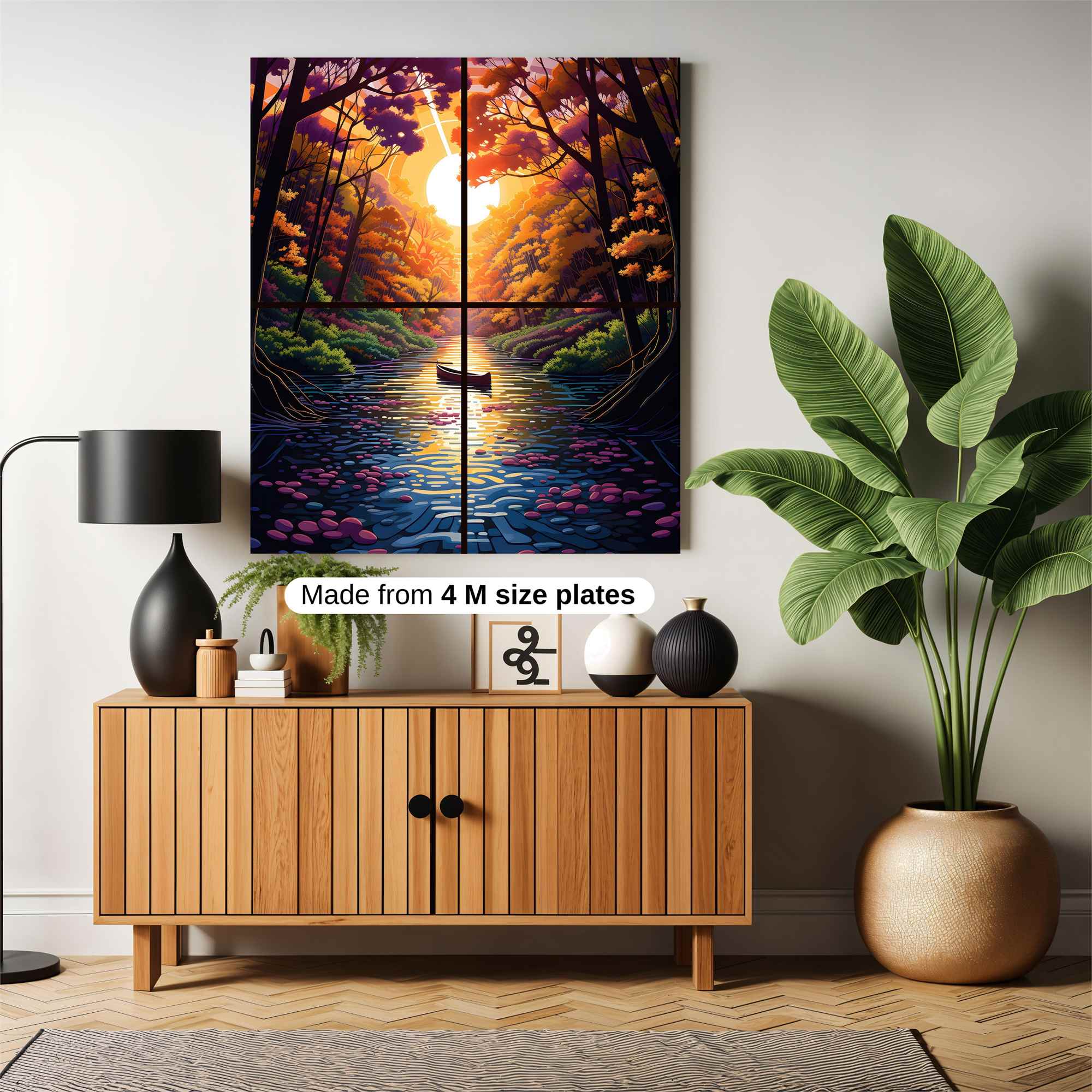 Sunset Serenity Safe Wall Magnetic / M