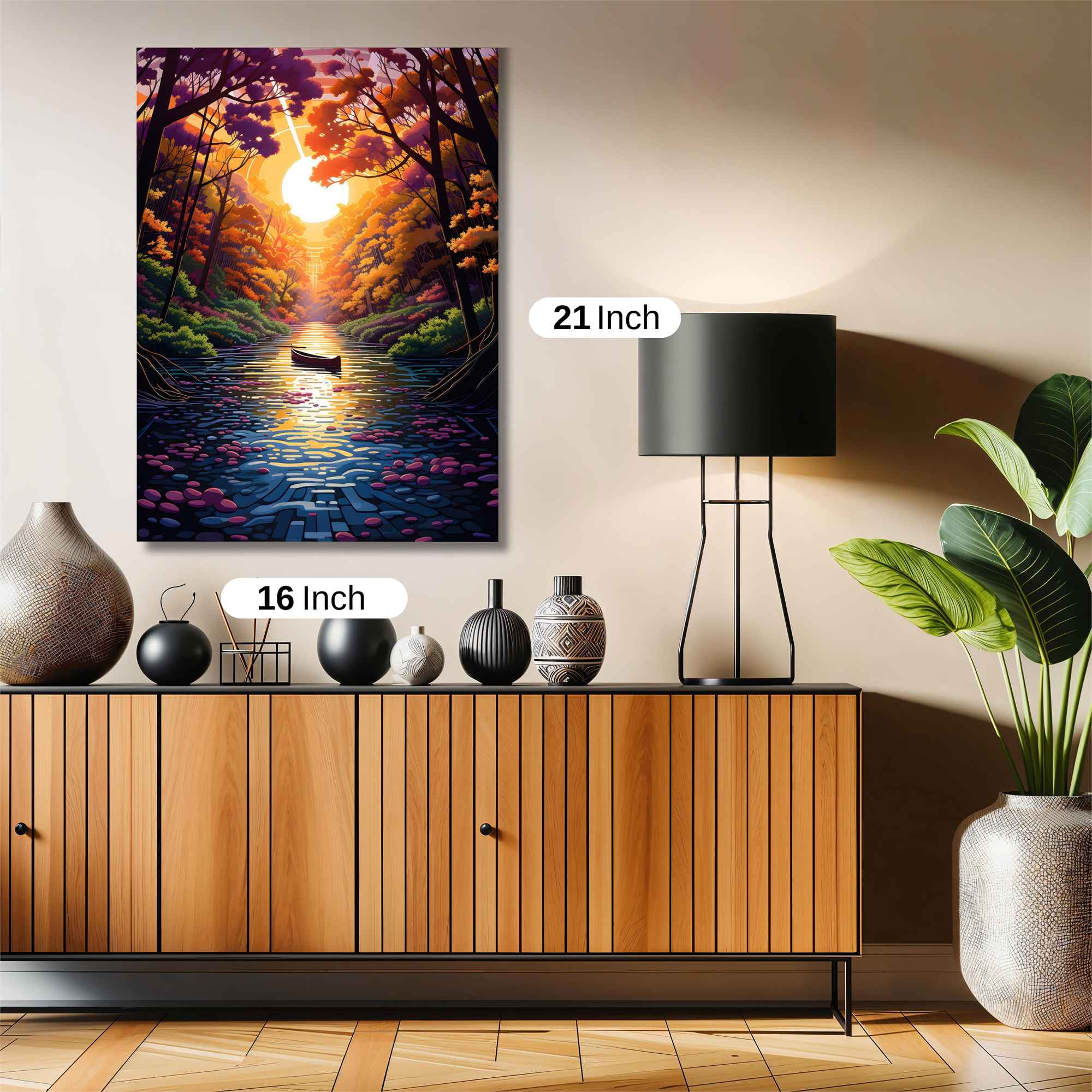 Sunset Serenity Safe Wall Magnetic / M