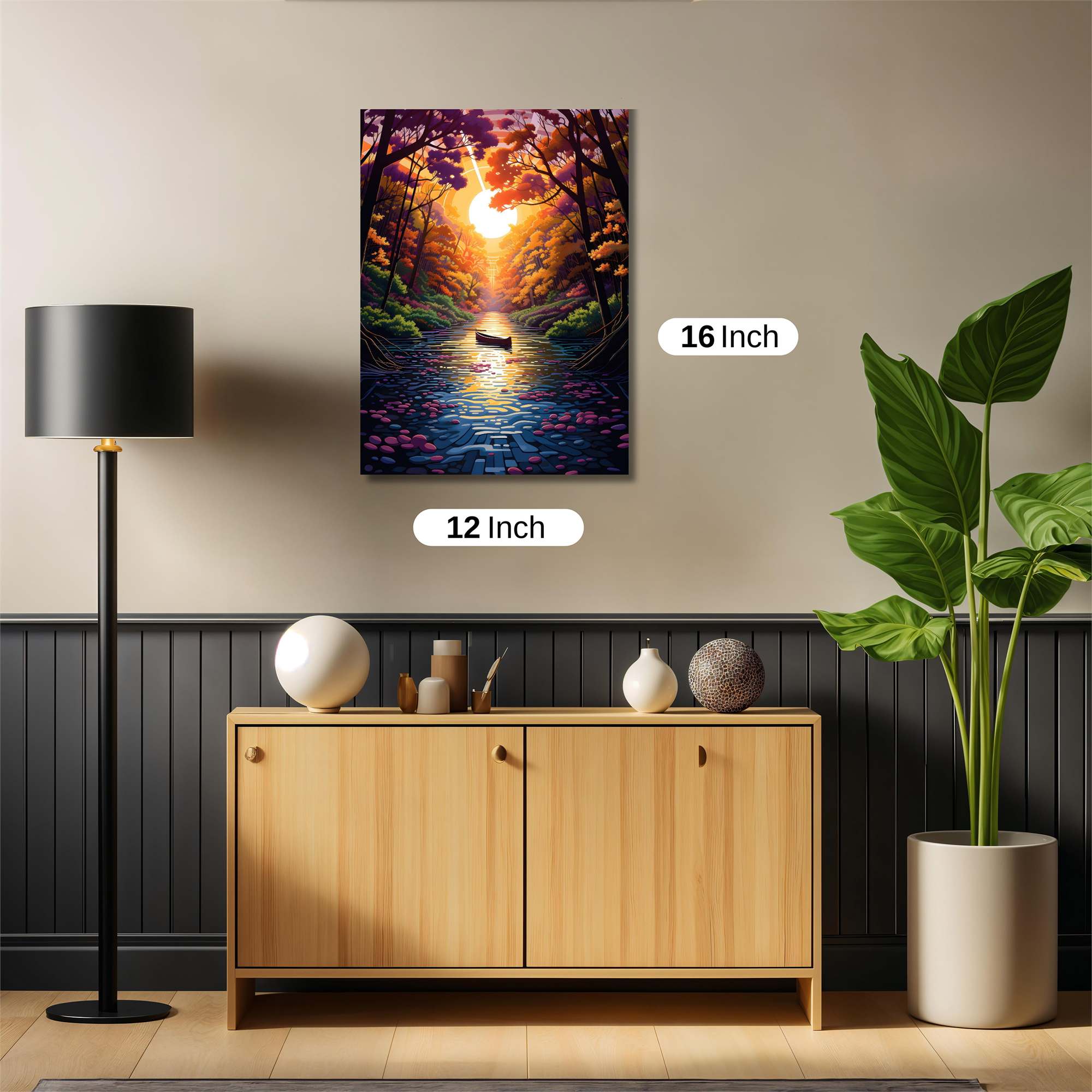 Sunset Serenity Safe Wall Magnetic / M