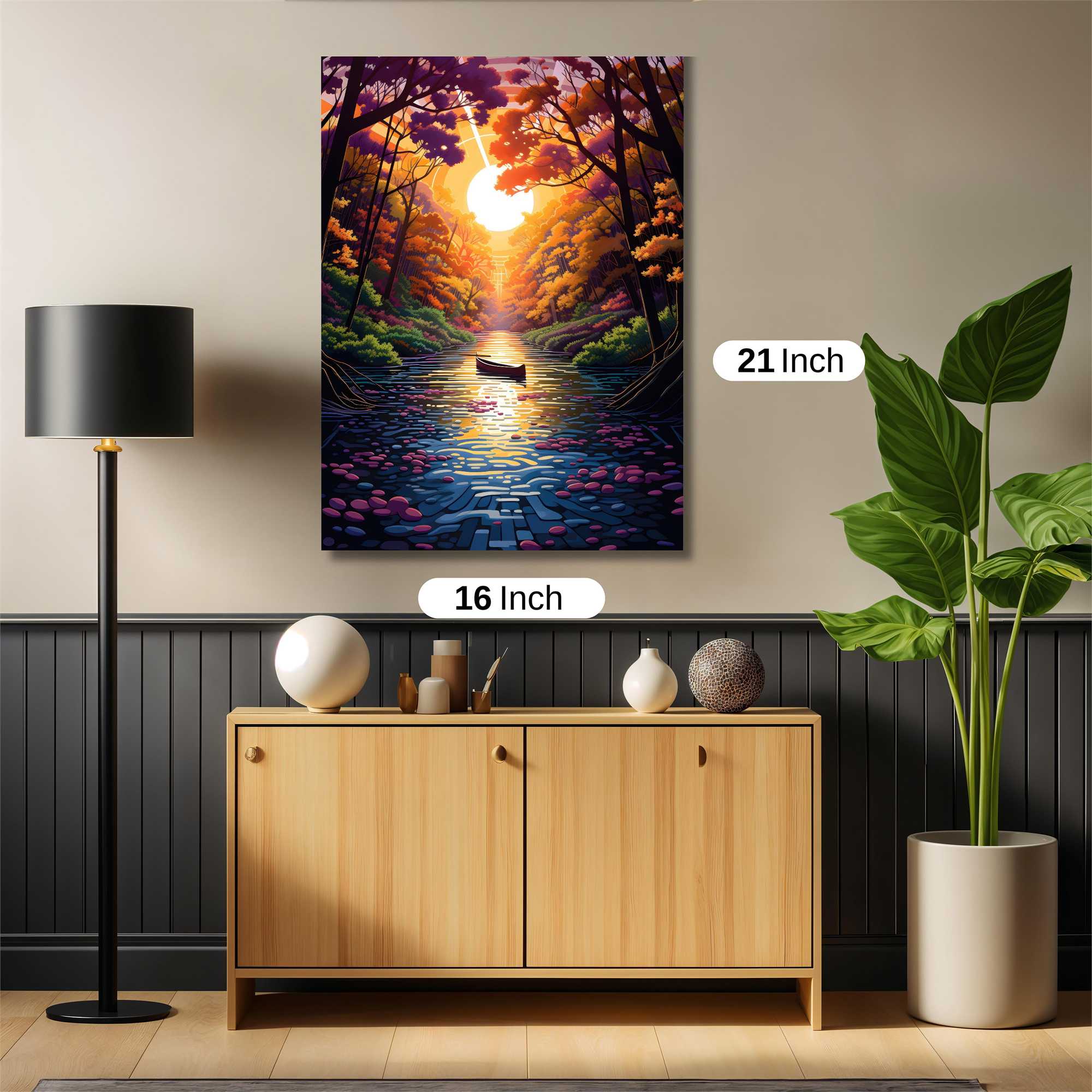 Sunset Serenity Safe Wall Magnetic / M
