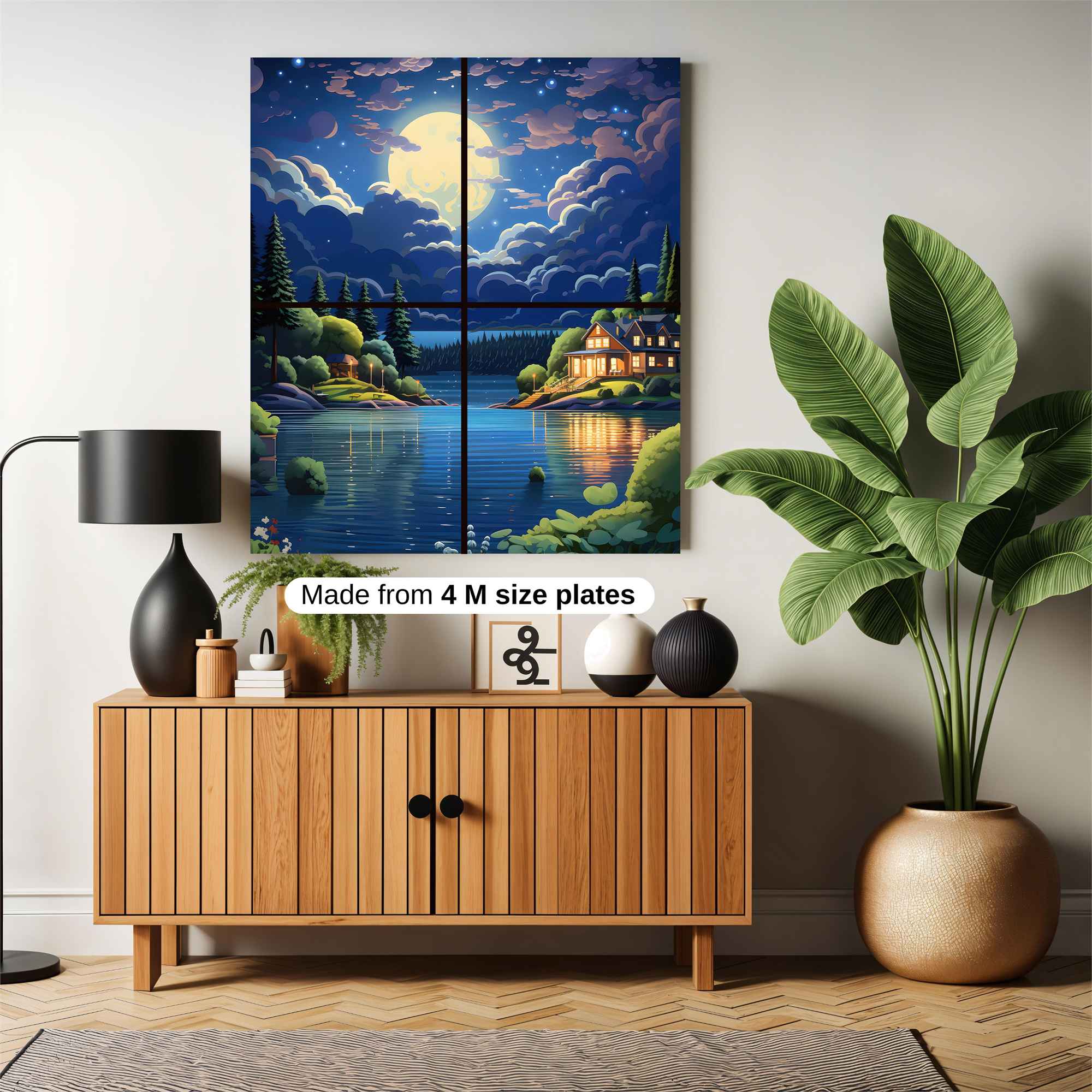 Moonlit Serenity Safe Wall Magnetic / M