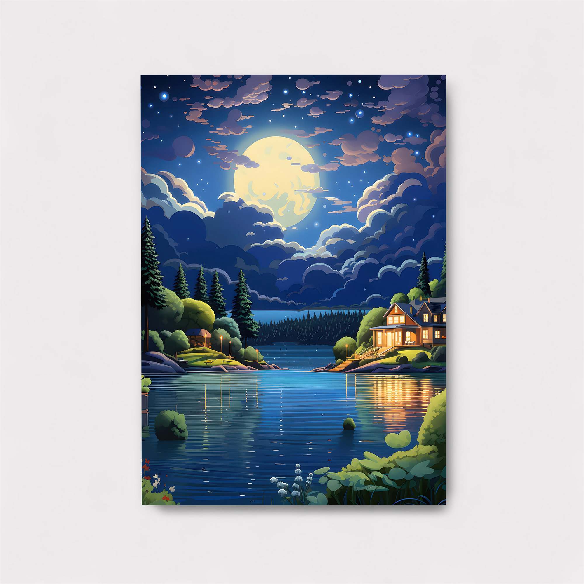Moonlit Serenity Safe Wall Magnetic / M