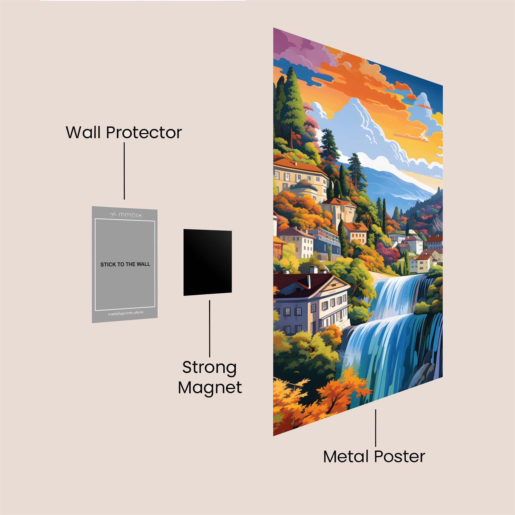 Autumn Serenity Safe Wall Magnetic / M