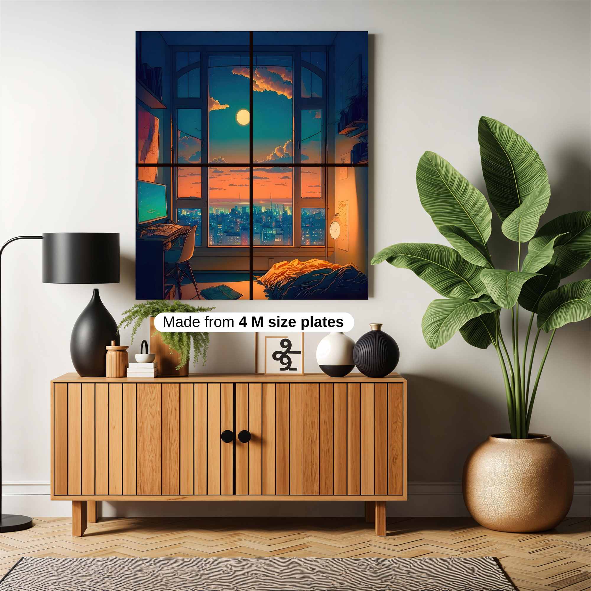 Moonlit Serenity Safe Wall Magnetic / M