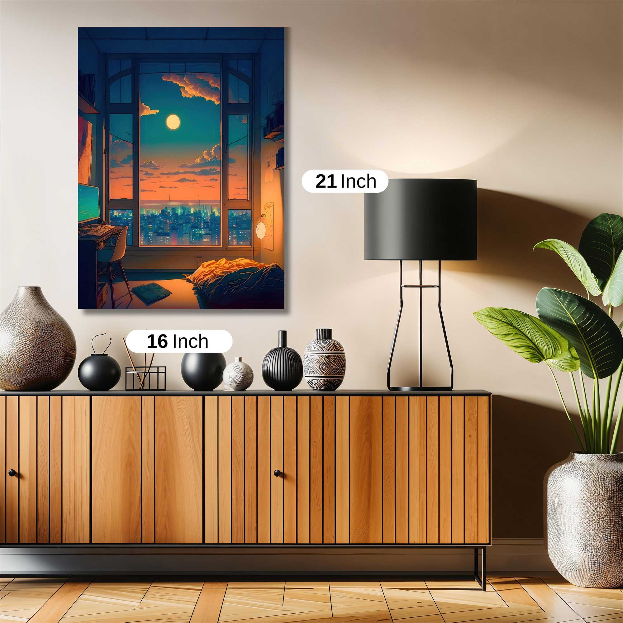 Moonlit Serenity Safe Wall Magnetic / M