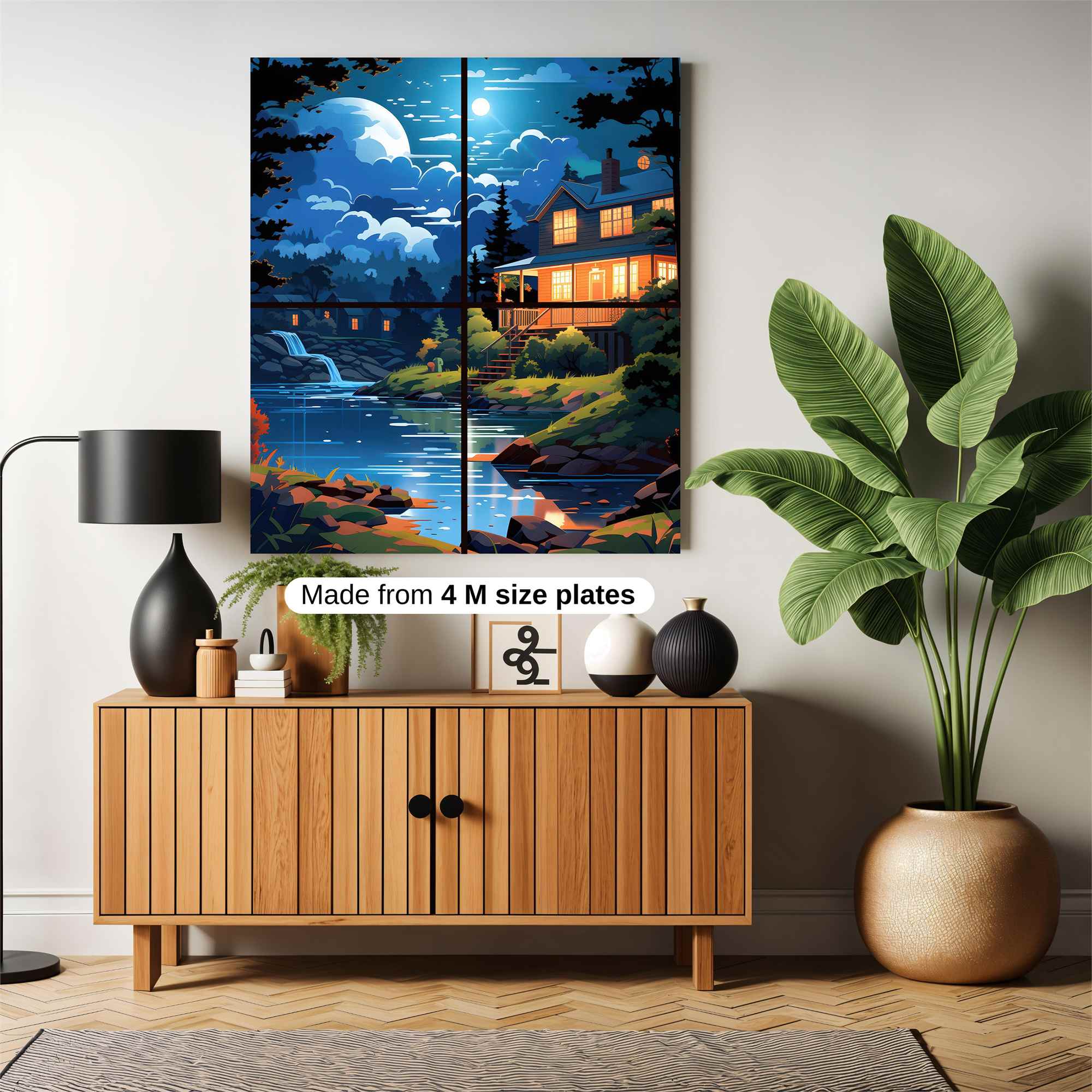 Moonlit Haven Safe Wall Magnetic / M