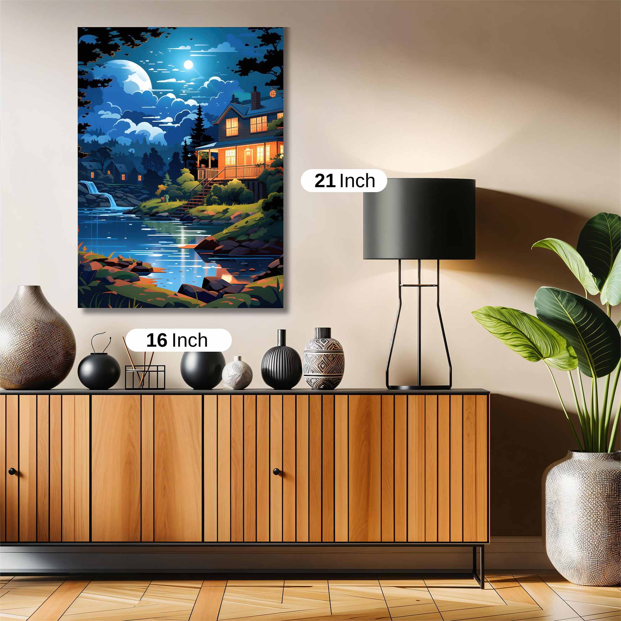 Moonlit Haven Safe Wall Magnetic / M