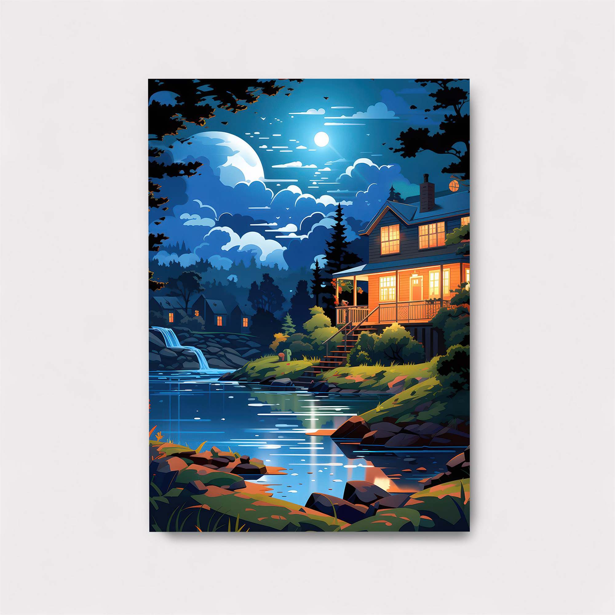 Moonlit Haven Safe Wall Magnetic / M