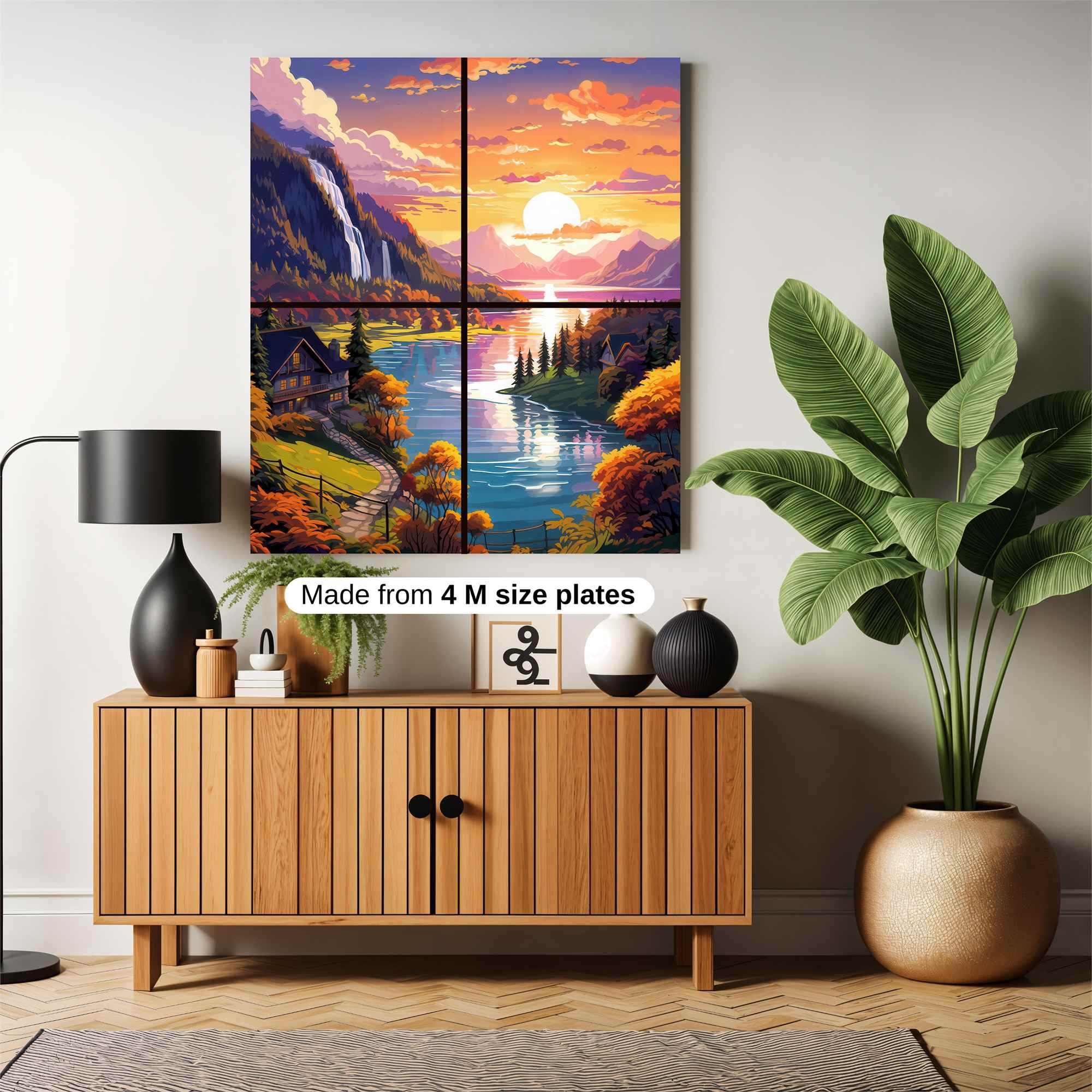 Sunset Serenity Safe Wall Magnetic / M