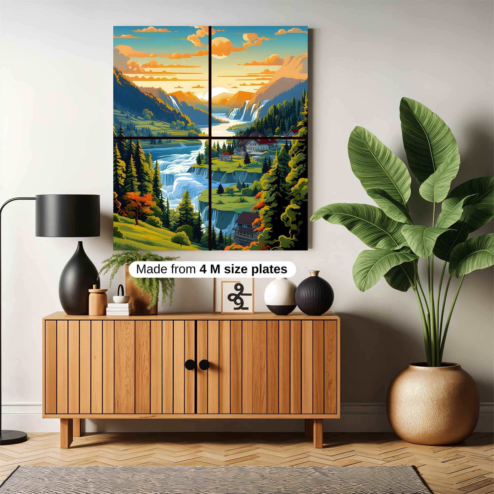 Sunrise Serenity Safe Wall Magnetic / M