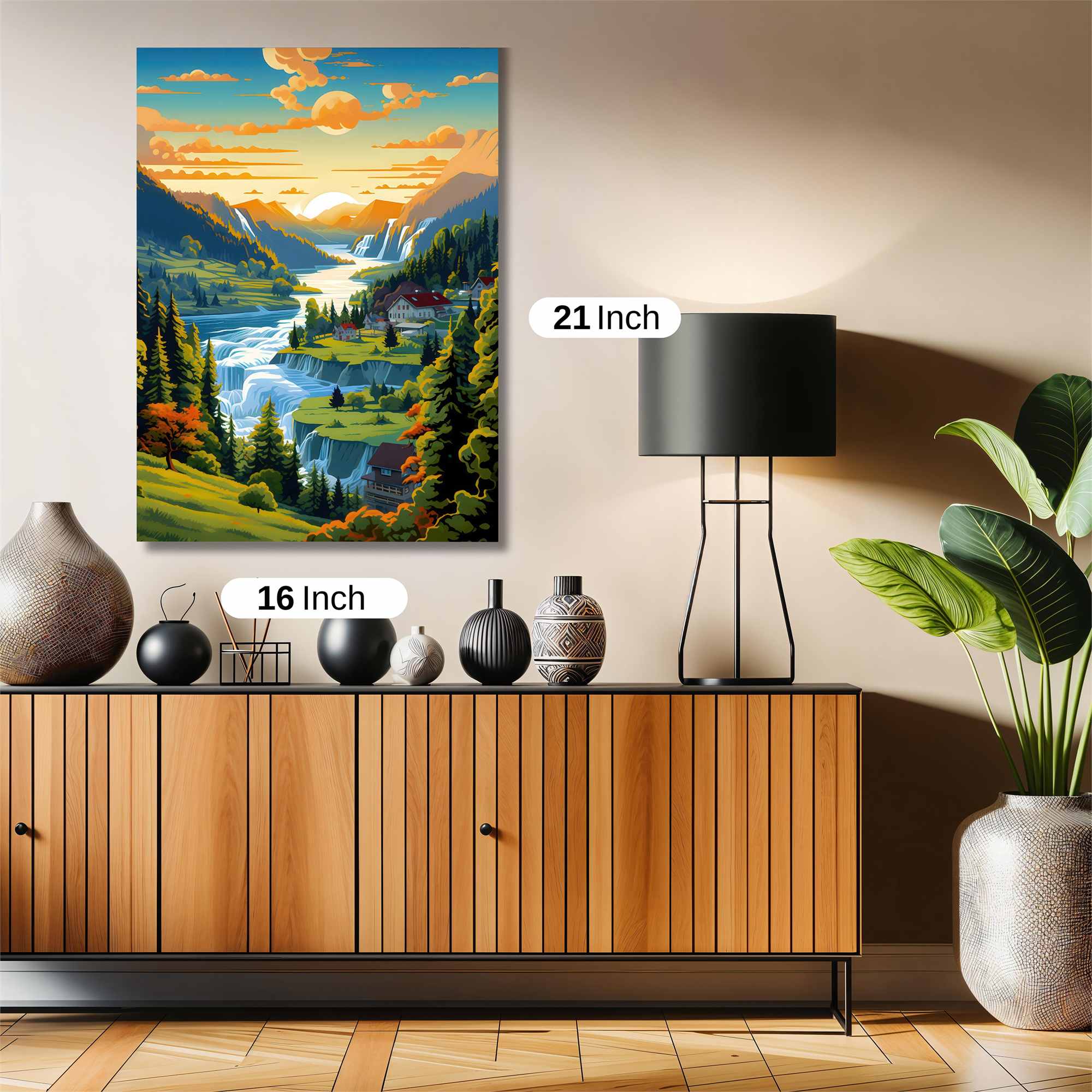 Sunrise Serenity Safe Wall Magnetic / M