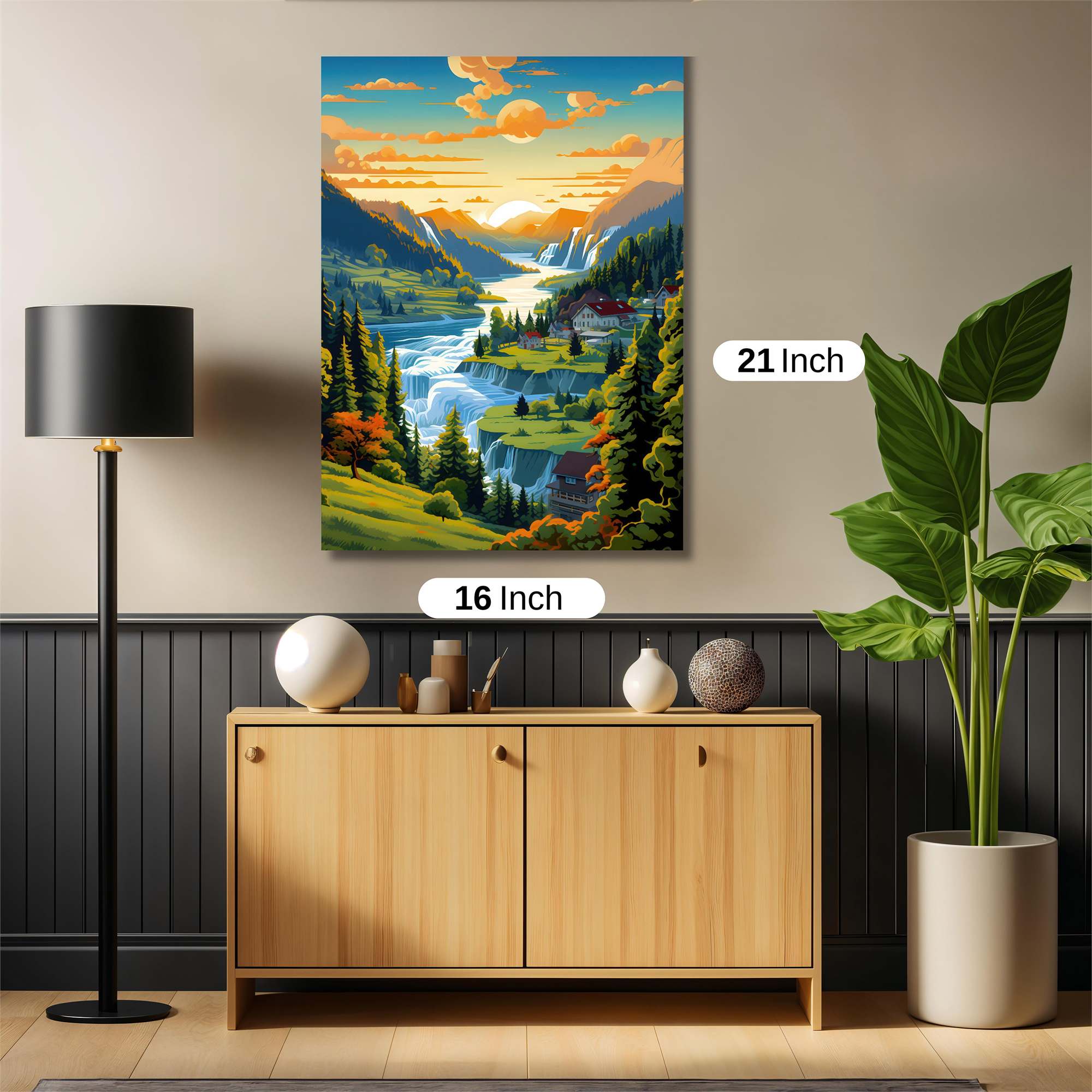 Sunrise Serenity Safe Wall Magnetic / M