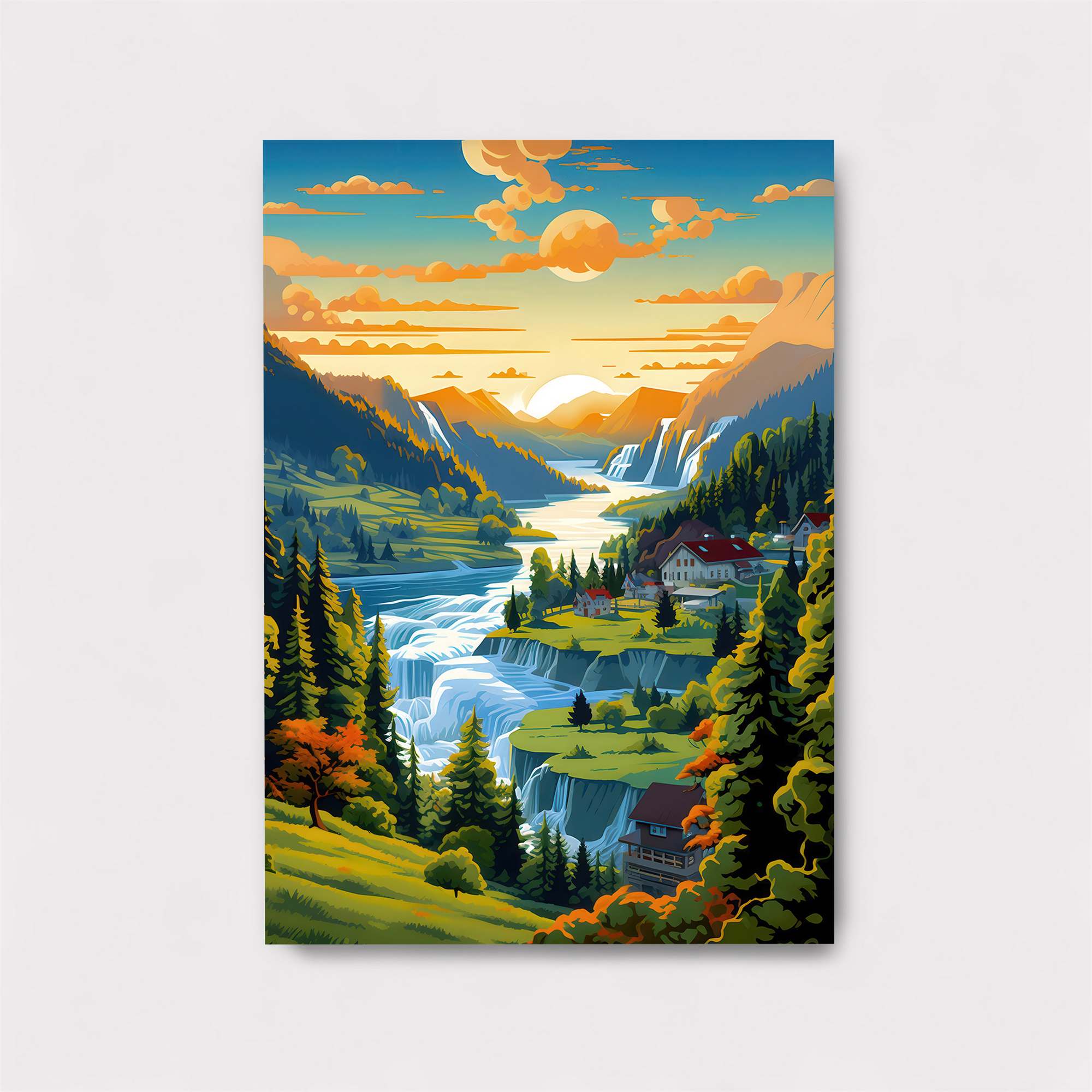 Sunrise Serenity Safe Wall Magnetic / M