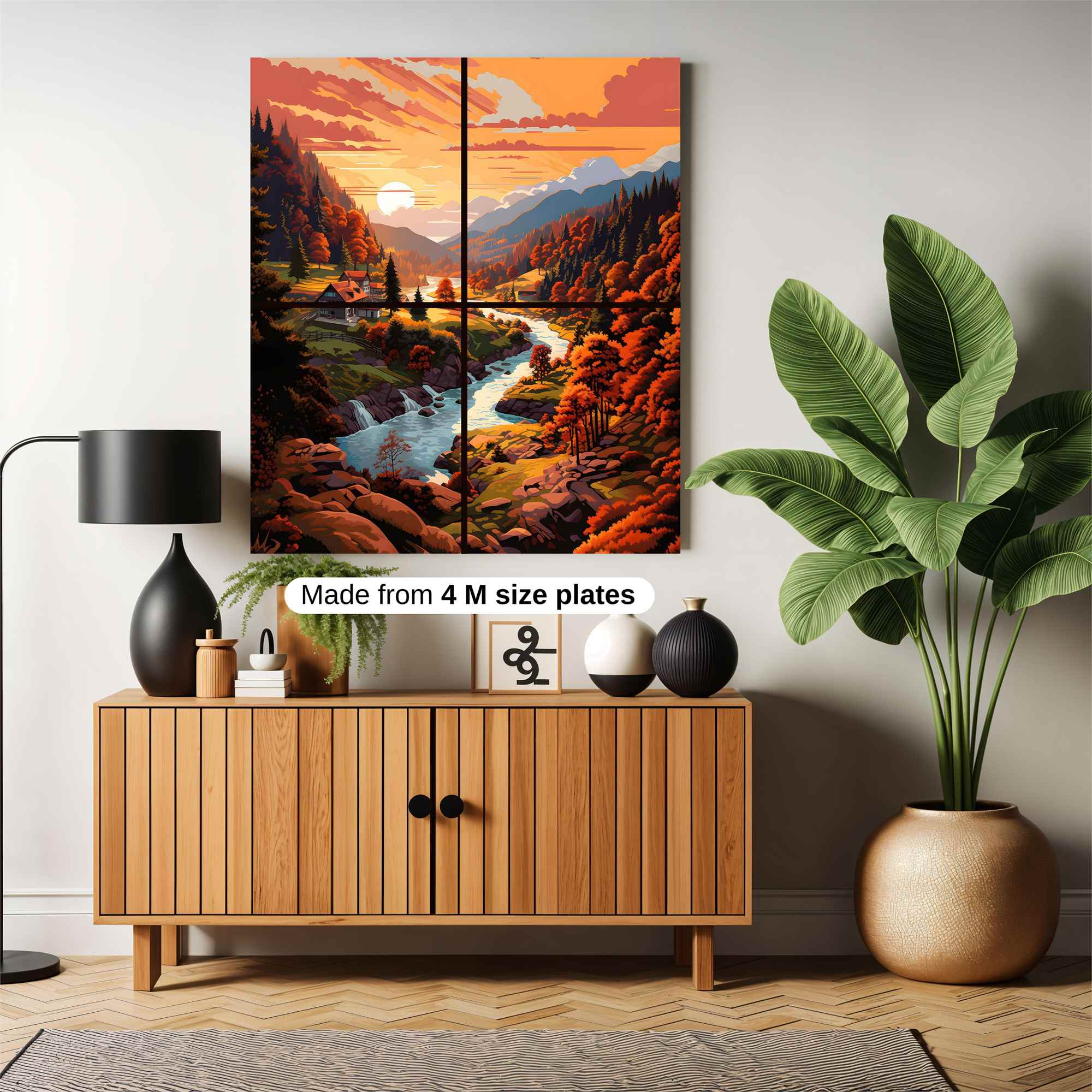 Sunset Serenity Safe Wall Magnetic / M