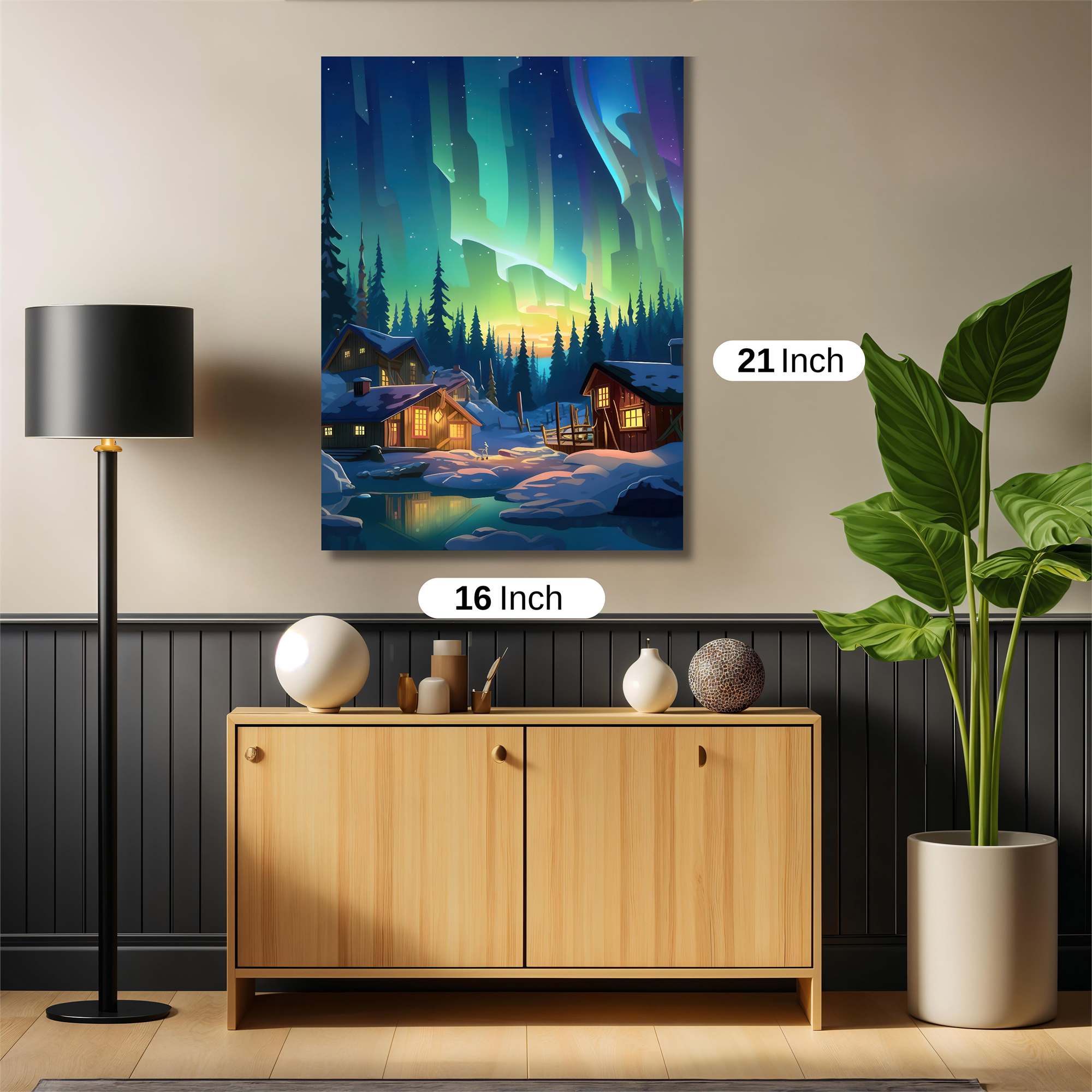 Aurora Tranquil Safe Wall Magnetic / M