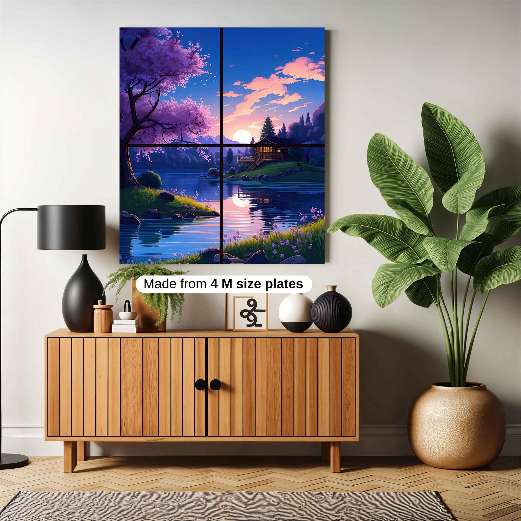 Moonlit Serenity Safe Wall Magnetic / M