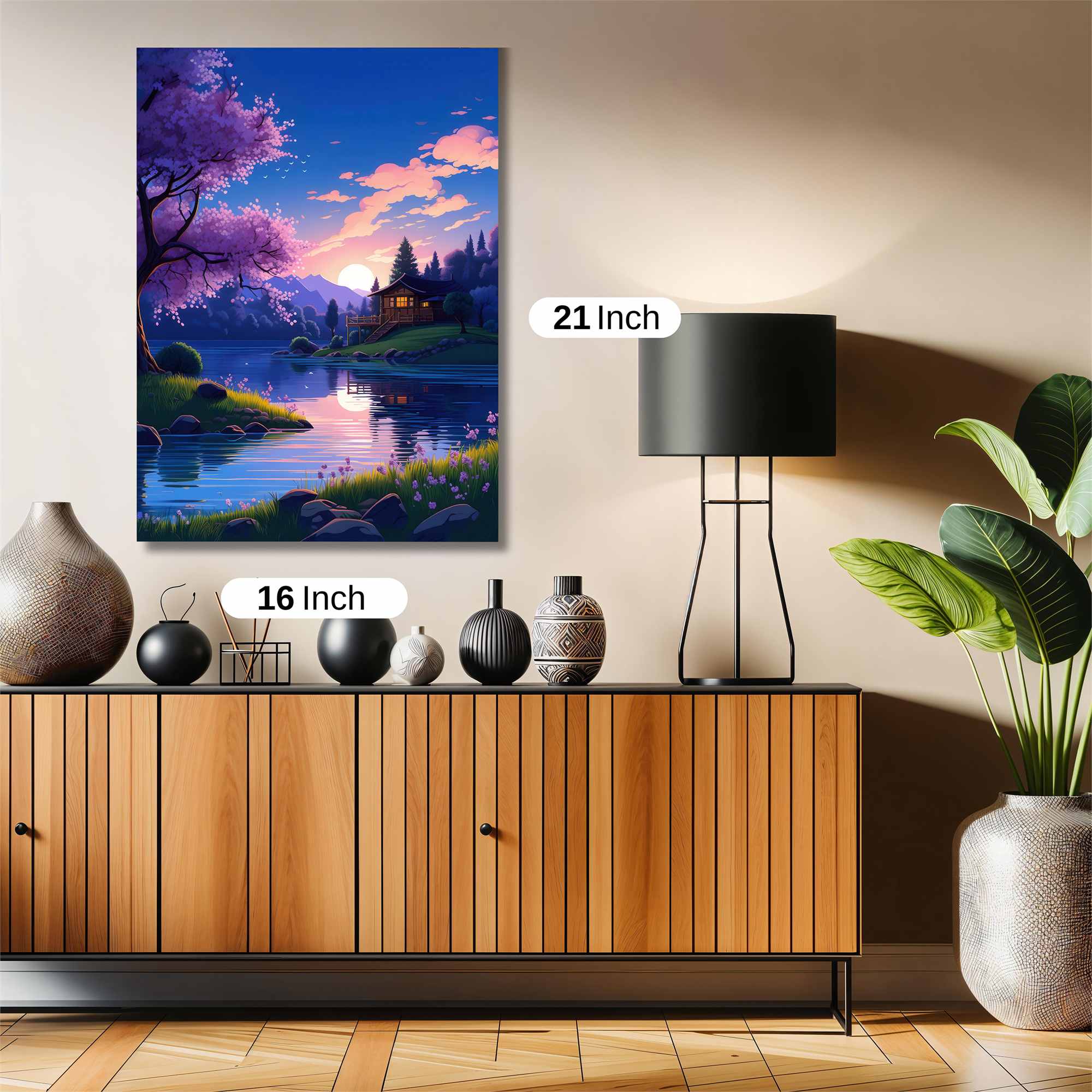 Moonlit Serenity Safe Wall Magnetic / M